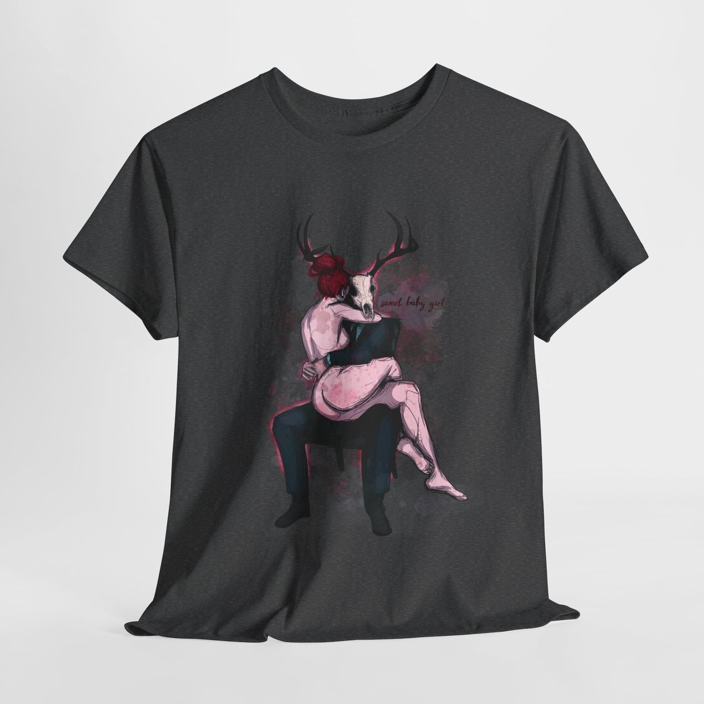 Deer Daddy Series 3: Sweet Baby Girl Unisex Heavy Cotton Tee