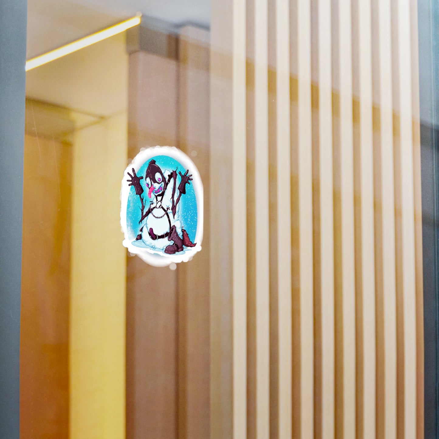 Kinky Snowman Kiss-Cut Vinyl Decal