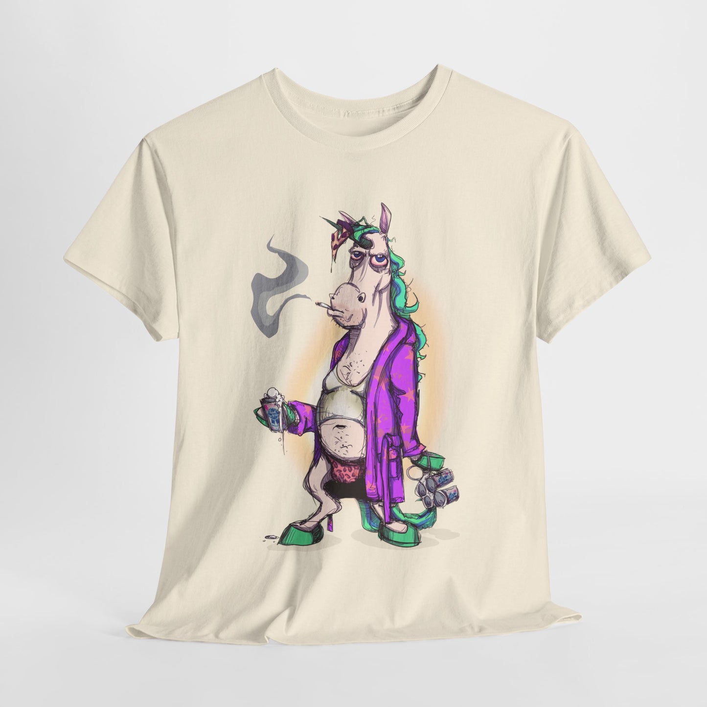 Dontgiveafuckacorn Unisex Heavy Cotton Tee