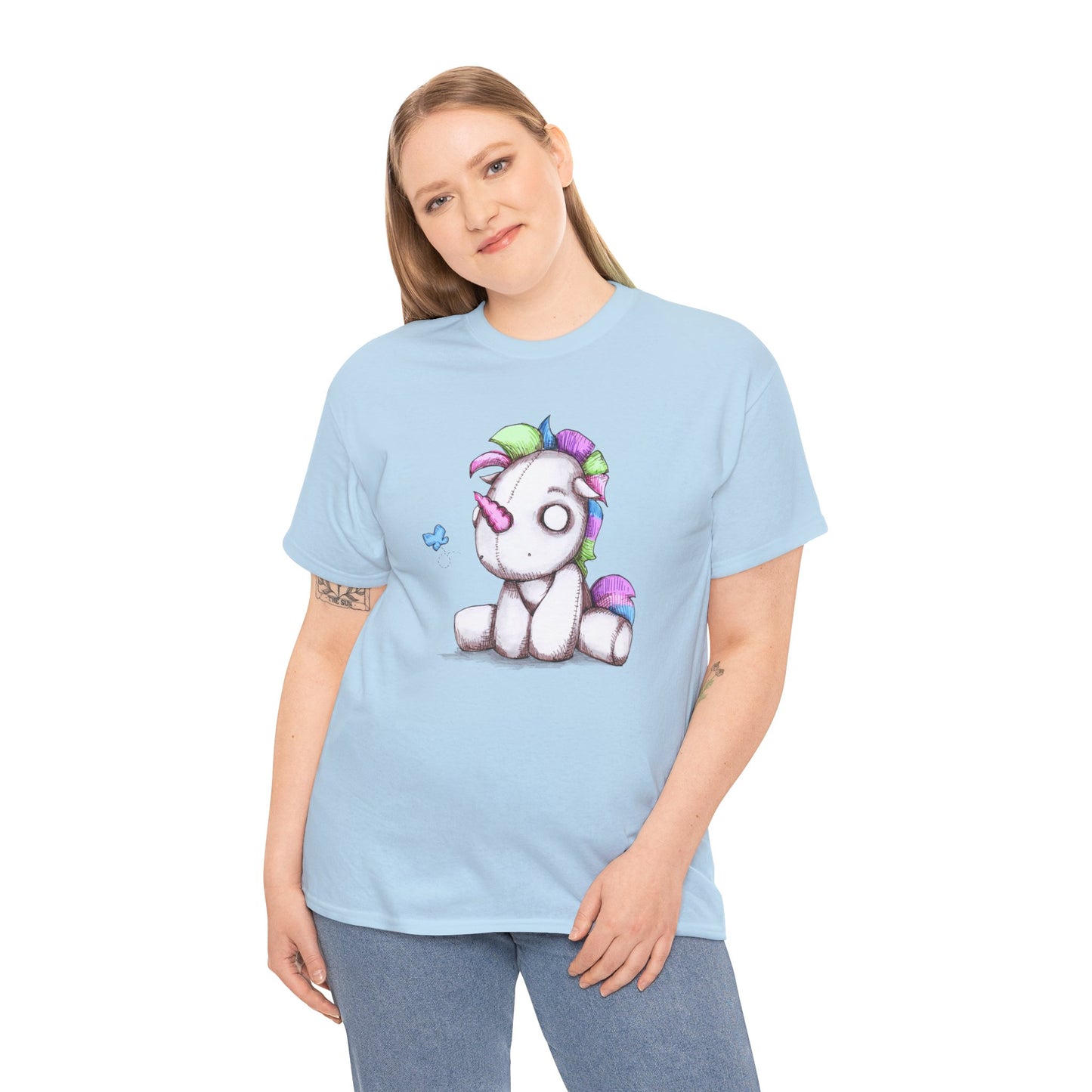 Plushie Unicorn Unisex Heavy Cotton Tee