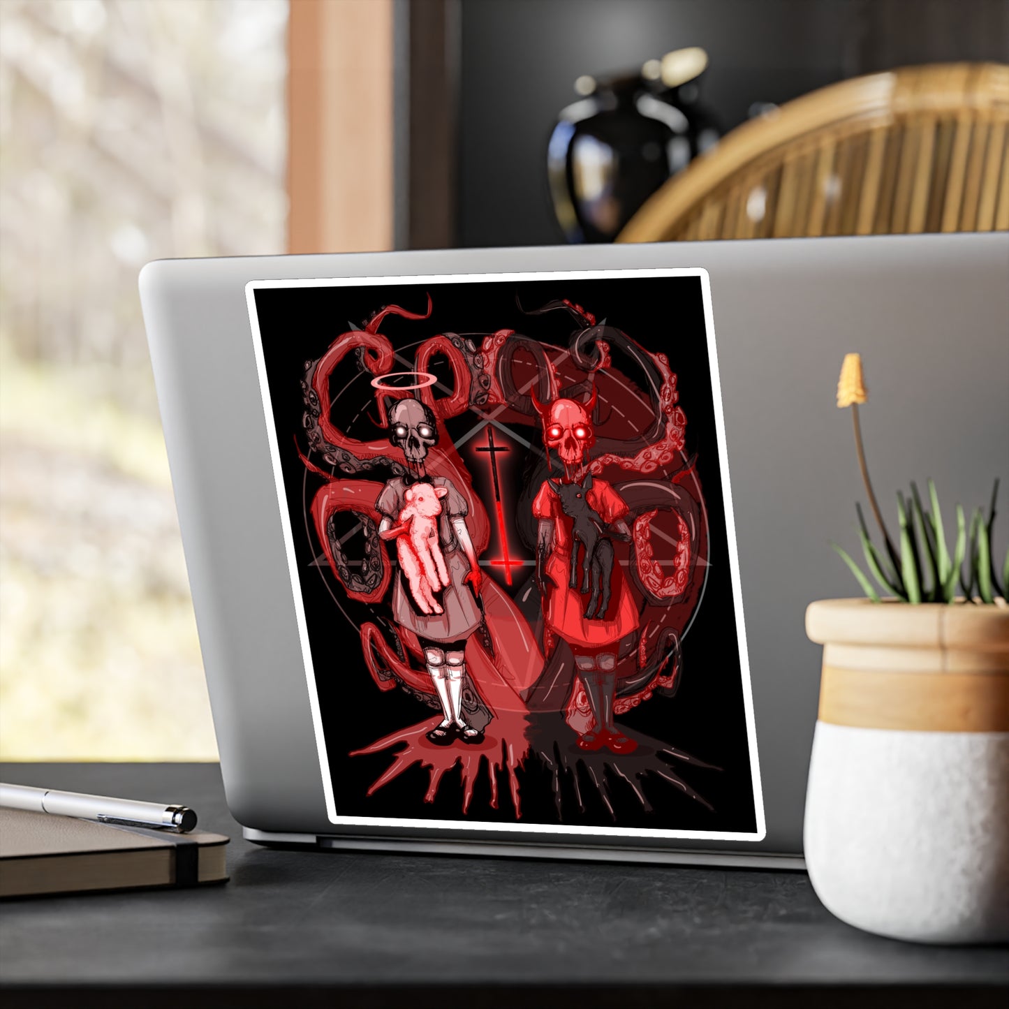 The Twins Kiss-Cut Vinyl Decal