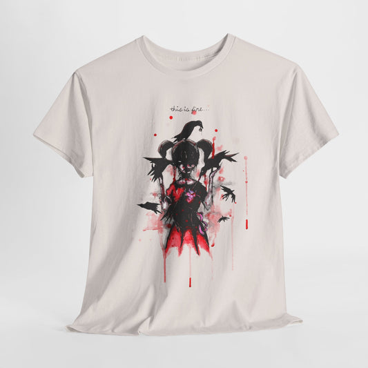 This Is Fine Unisex Heavy Cotton Tee
