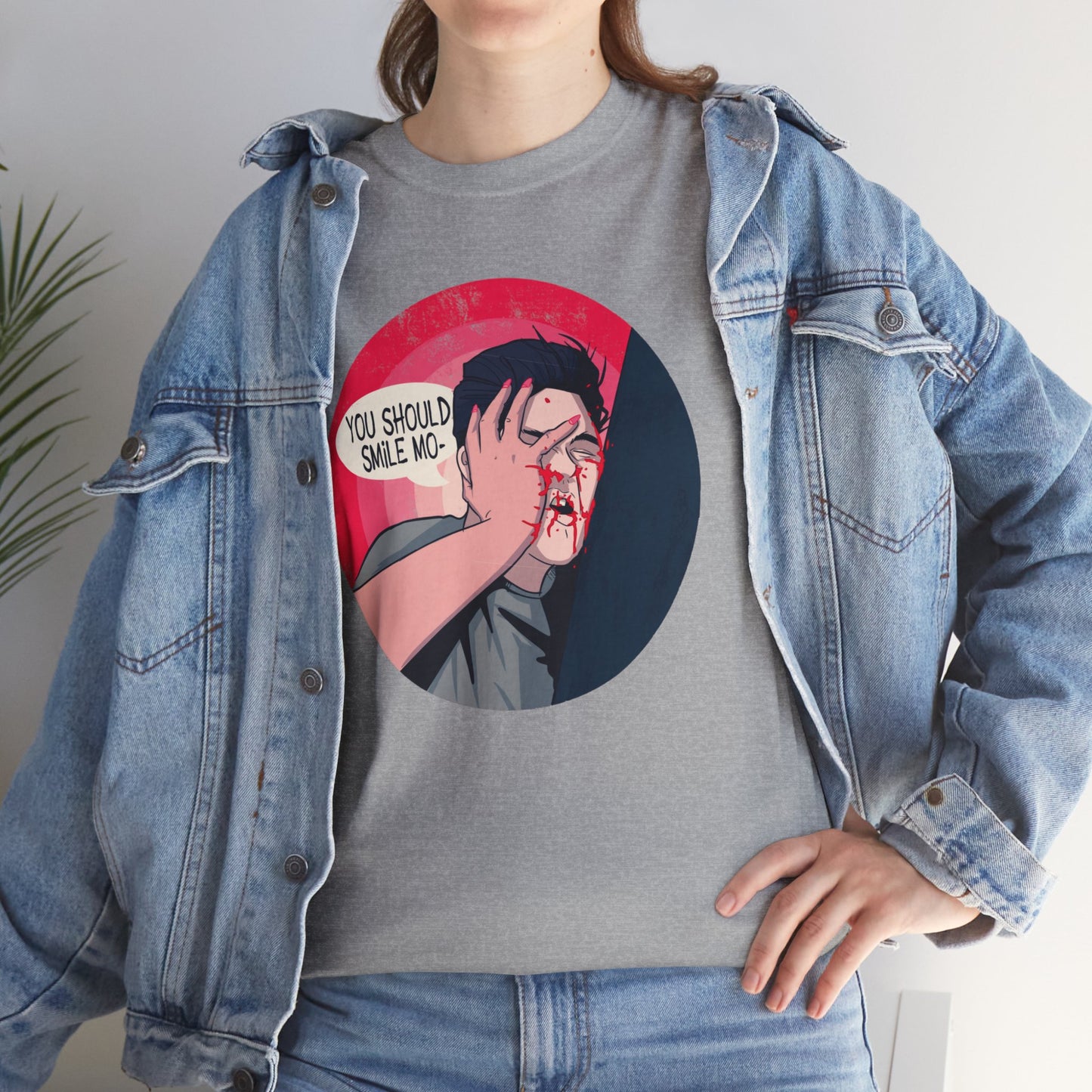Smile Unisex Heavy Cotton Tee