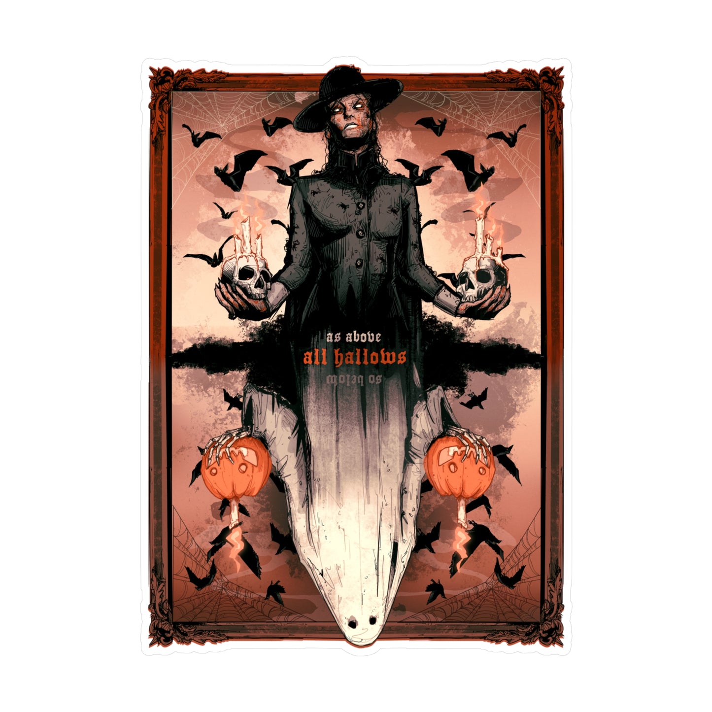 As Above So Below All Hallows Kiss-Cut Vinyl Decal