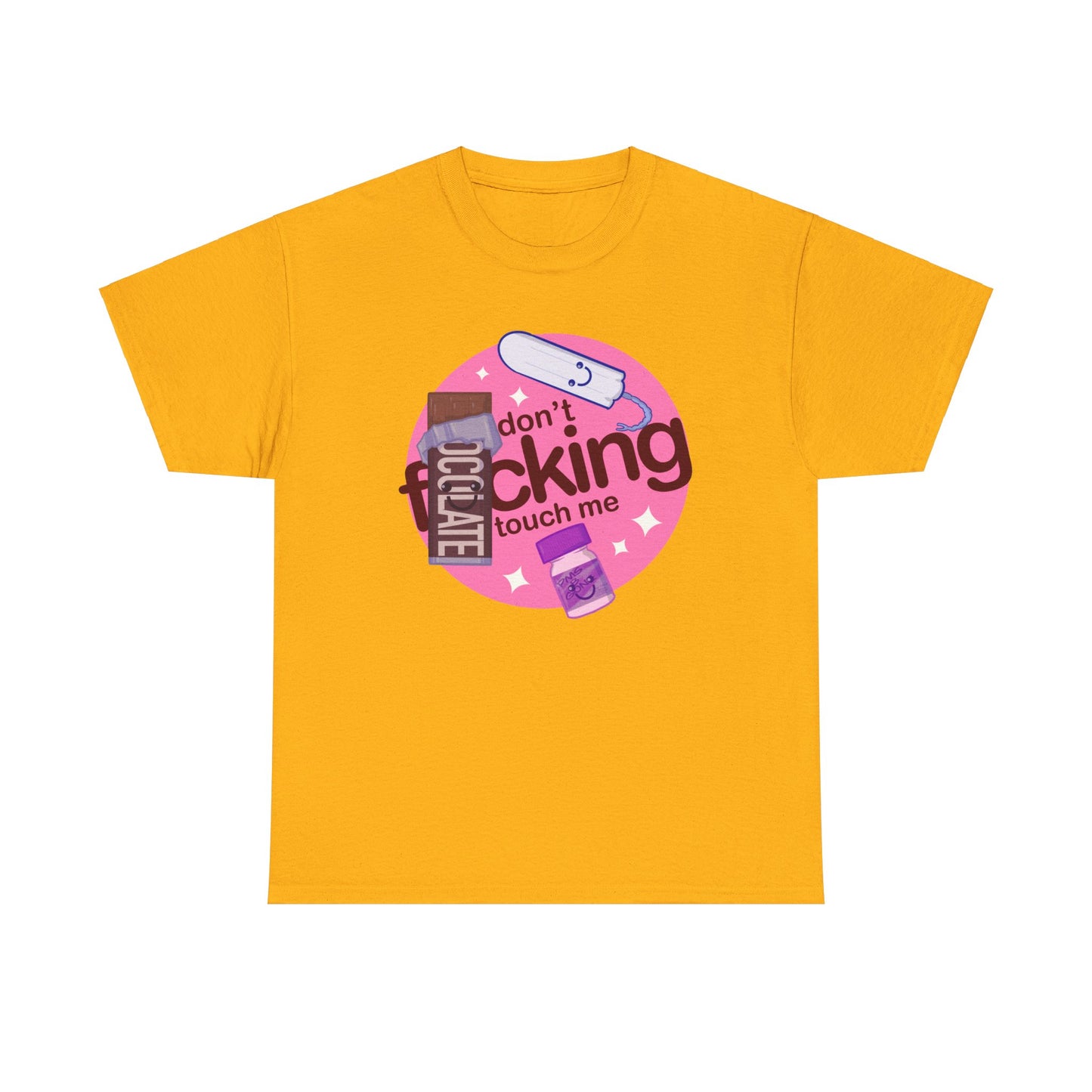 Don't Touch Me Unisex Heavy Cotton Tee