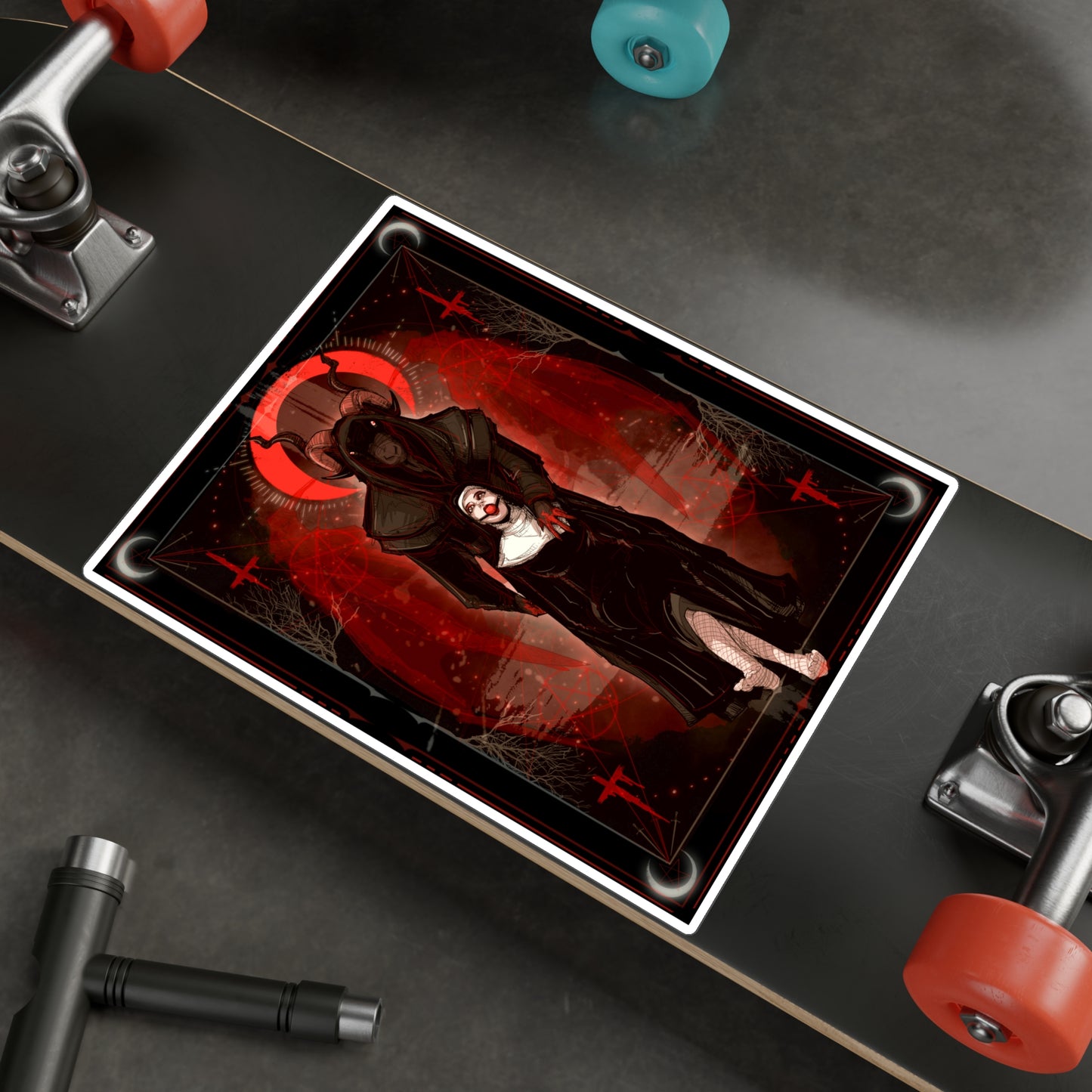 Today Satan Kiss-Cut Vinyl Decal