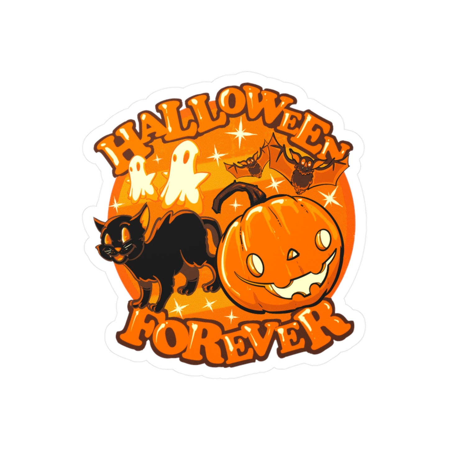 Halloween Forever Kiss-Cut Vinyl Decal
