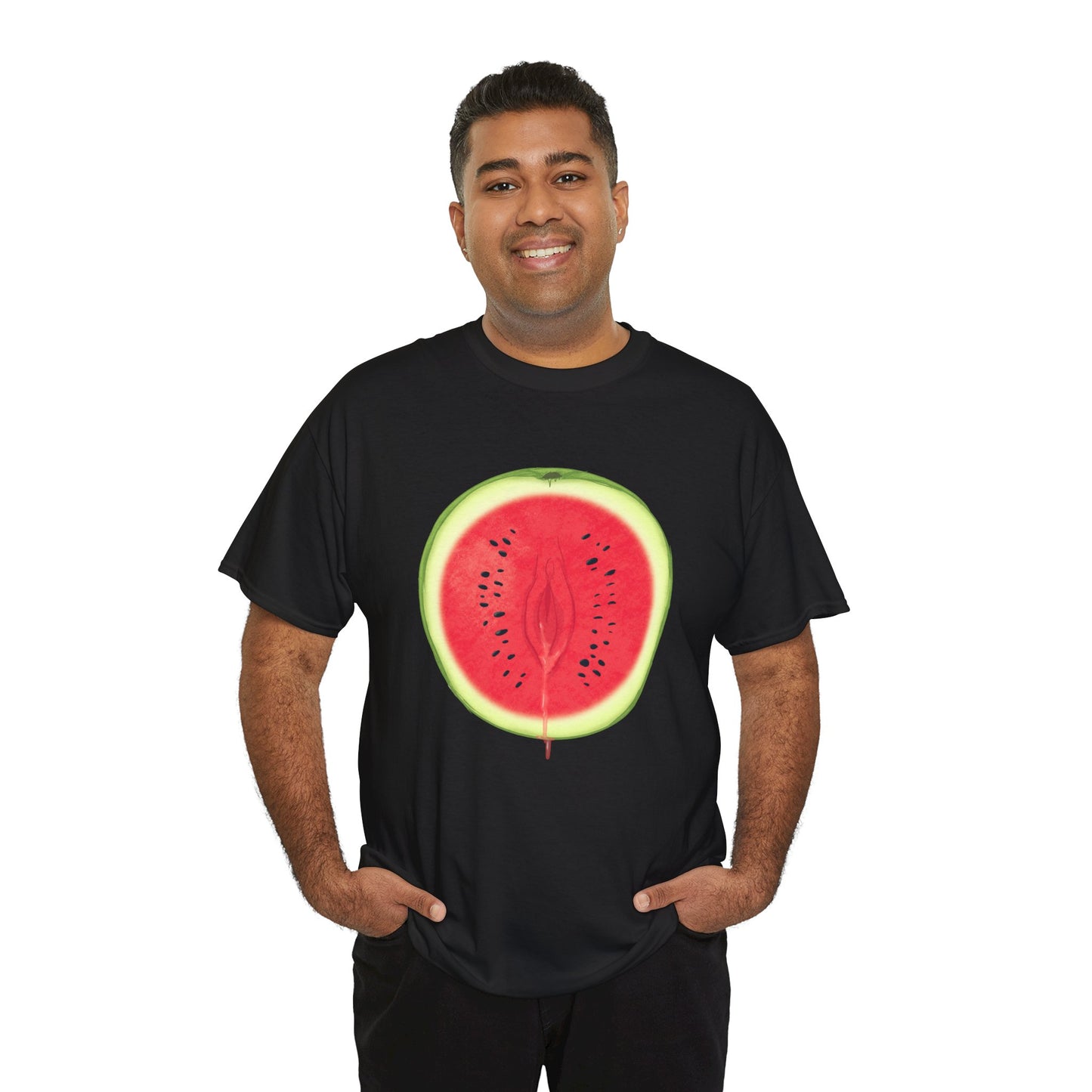 Juicy Watermelon Unisex Heavy Cotton Tee