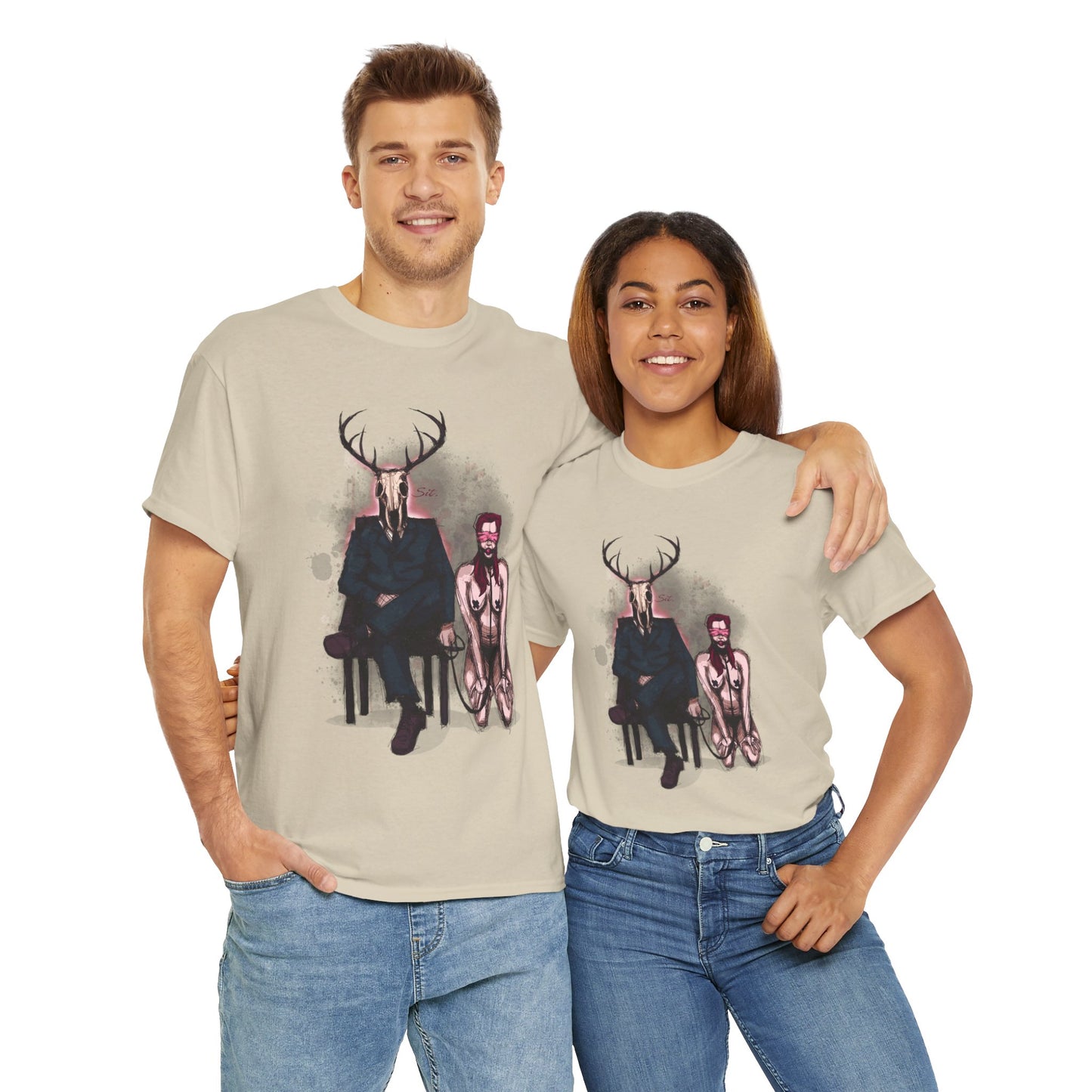 Deer Daddy Series 1: Sit Unisex Heavy Cotton Tee