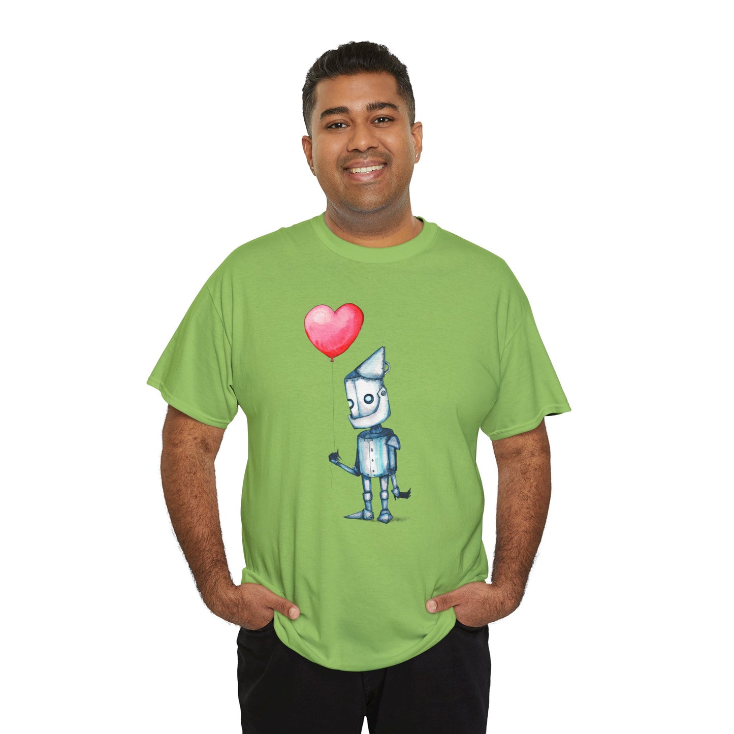 Tinman Gets A Heart Unisex Heavy Cotton Tee
