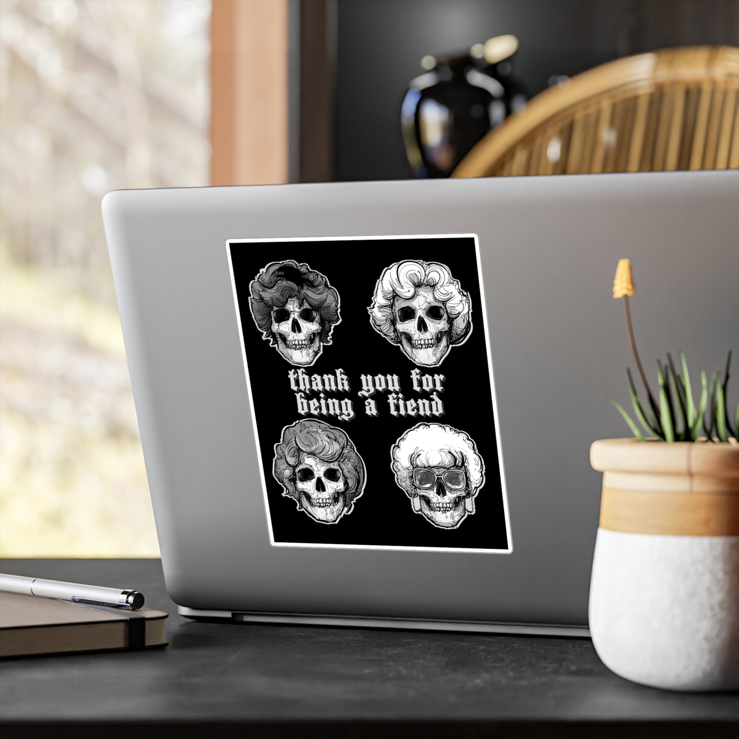 Gold Ghouls Kiss-Cut Vinyl Decal
