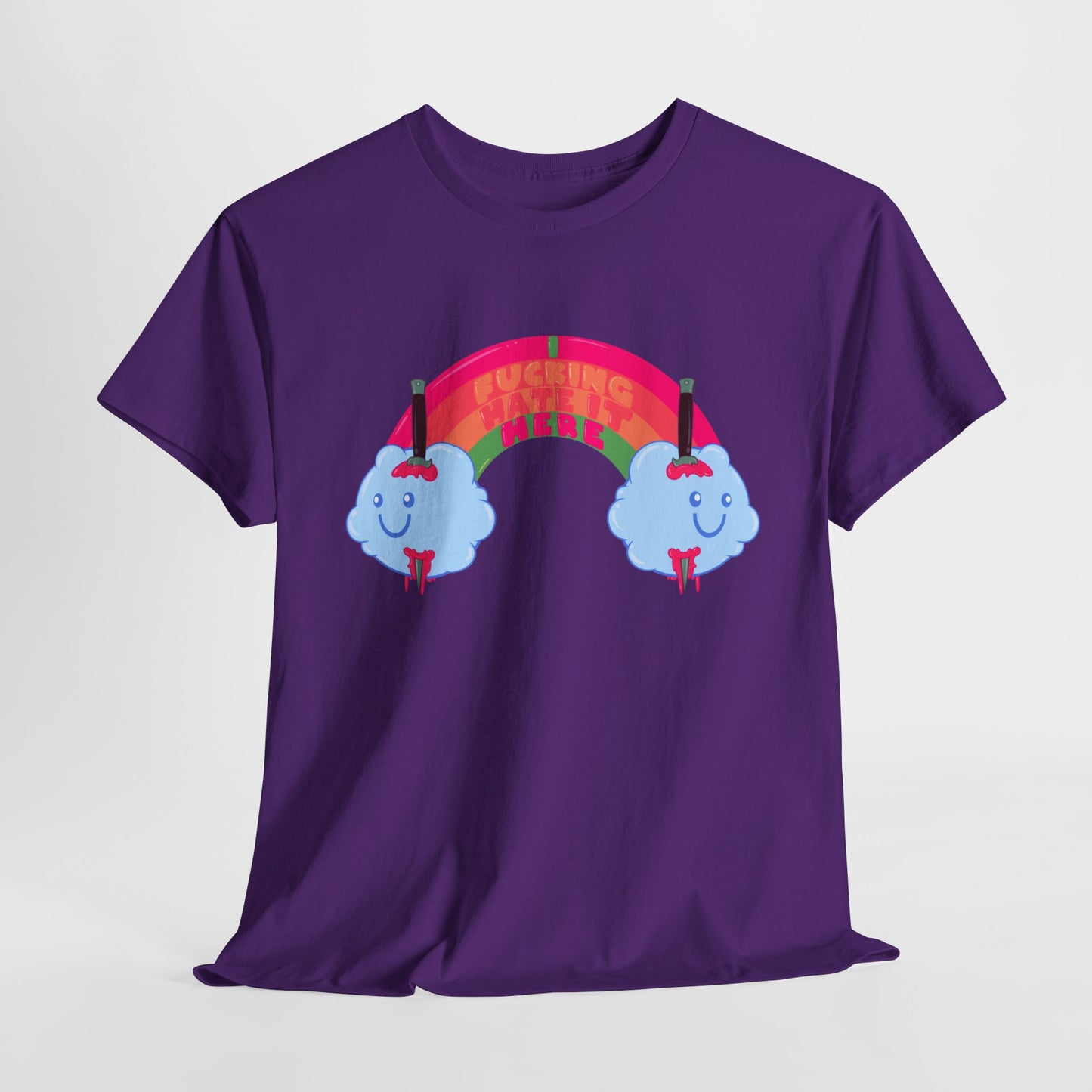 I Fucking Hate It Here Unisex Heavy Cotton Tee