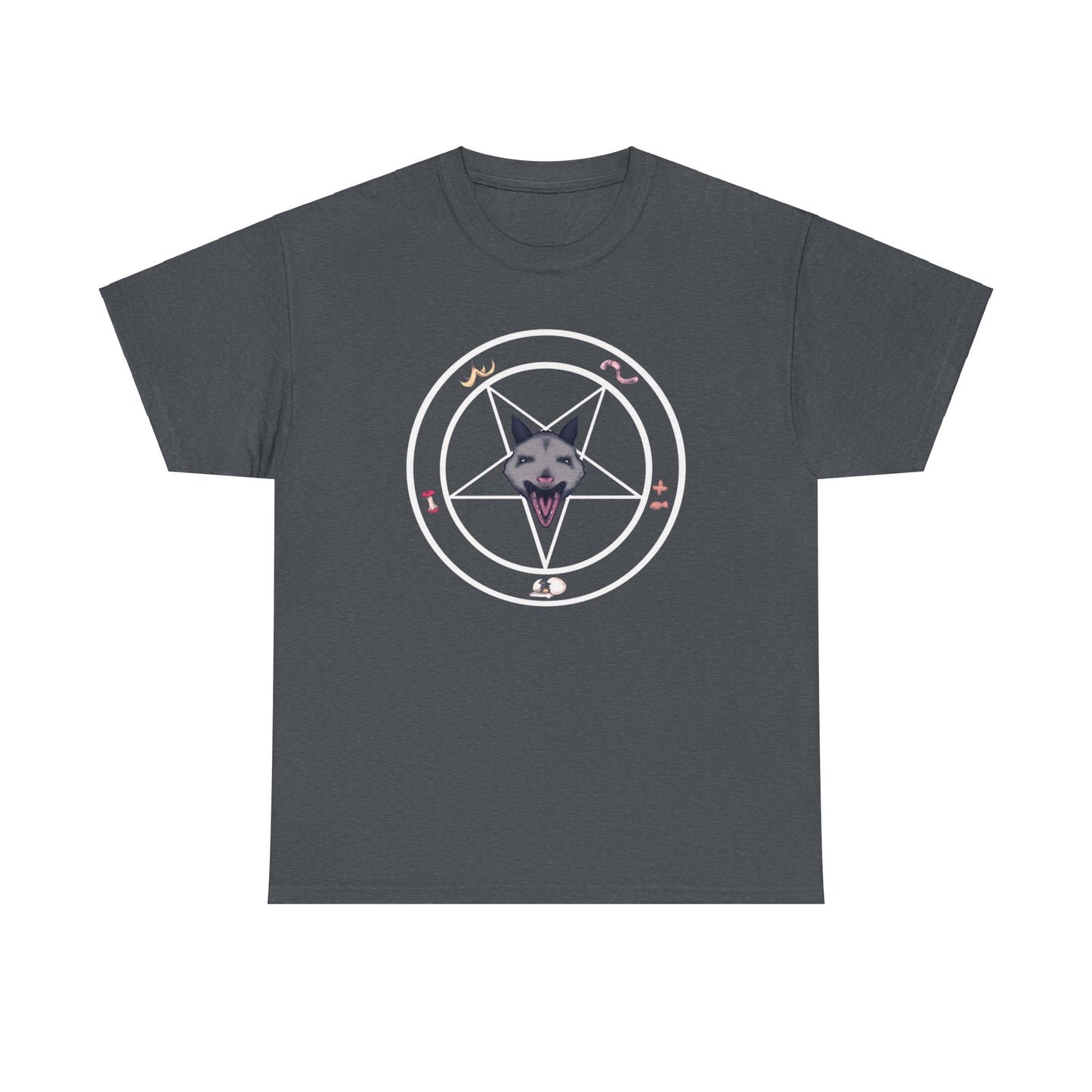 Opossum Pentagram Unisex Heavy Cotton Tee