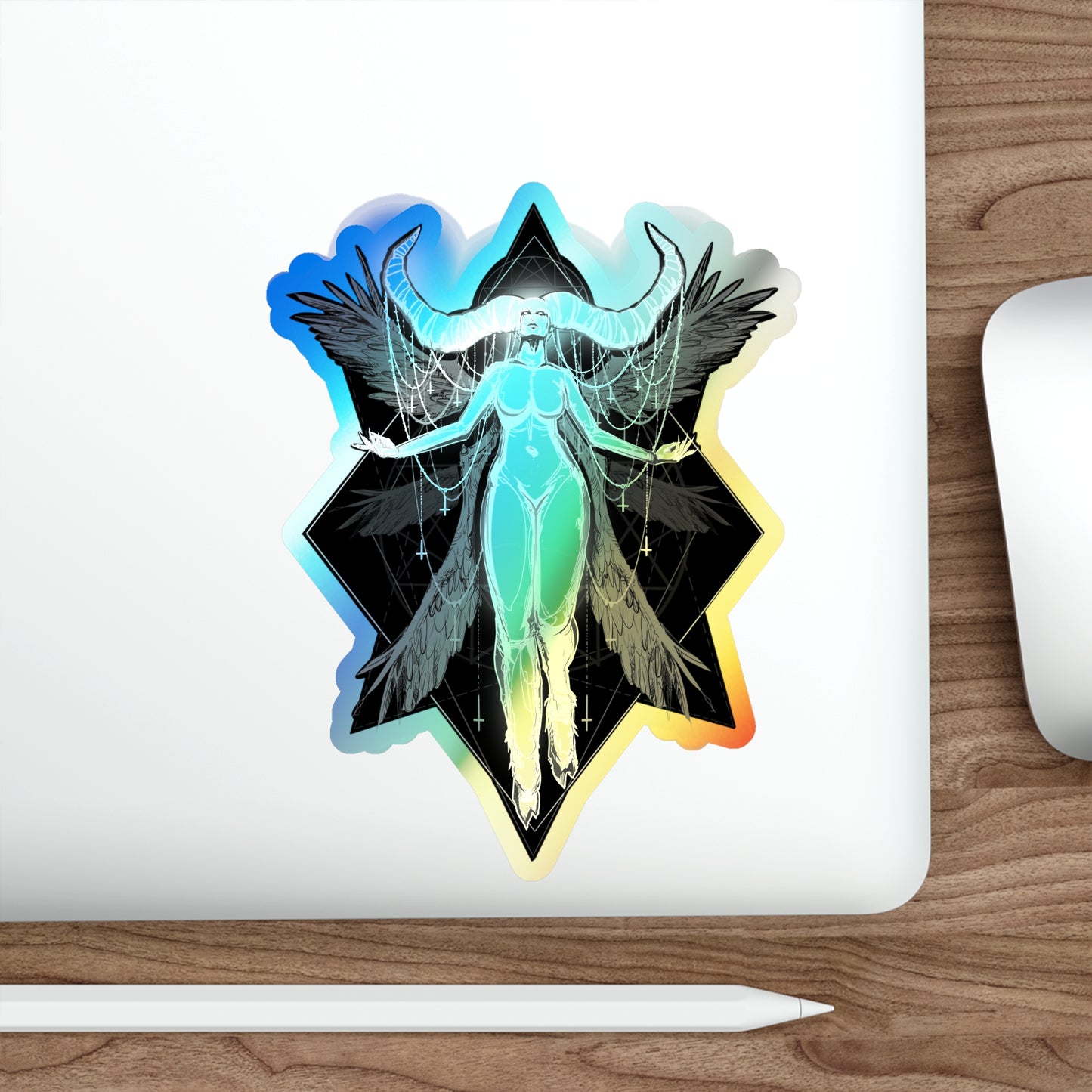 The Deceiver Holographic Die-cut Stickers