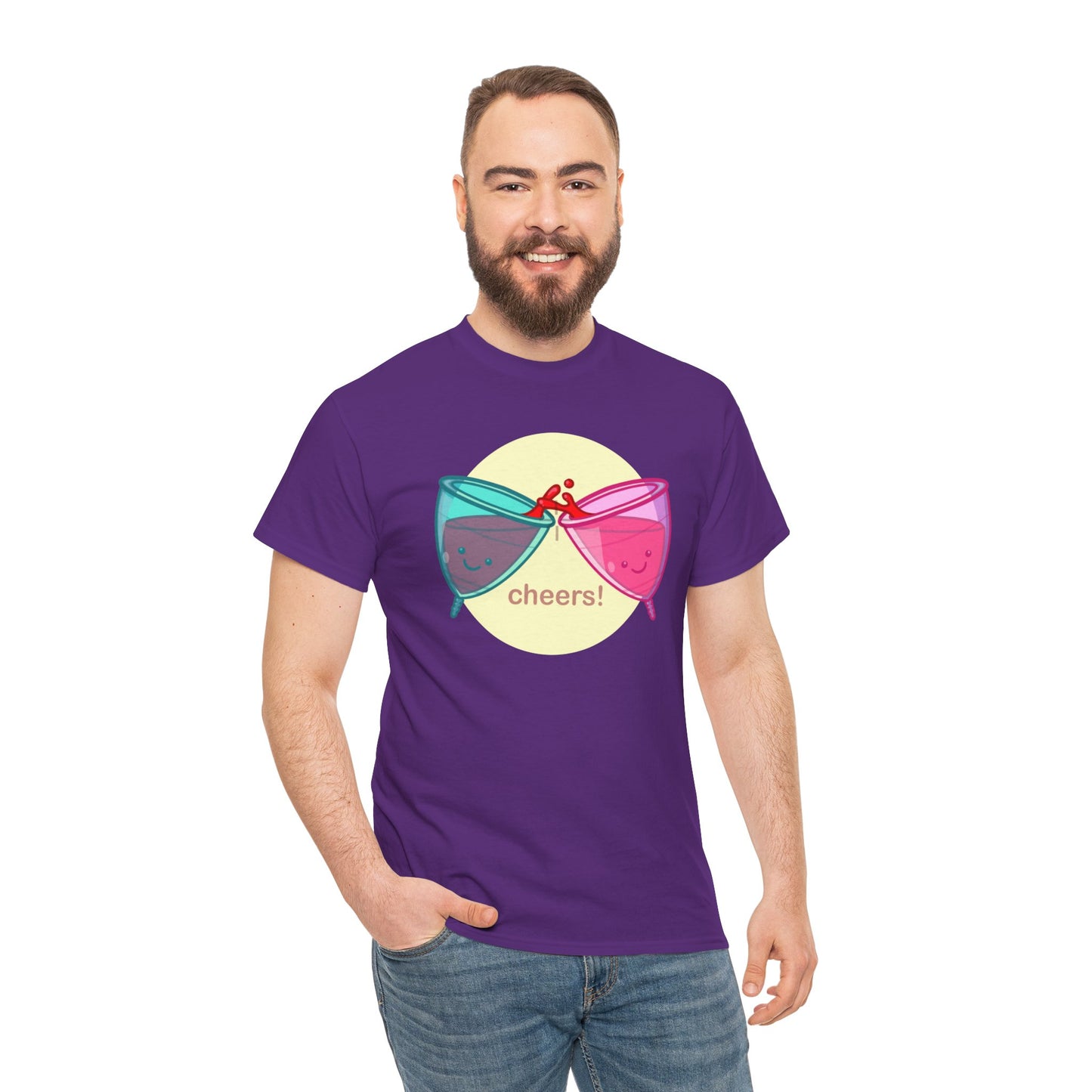 Cheers Unisex Heavy Cotton Tee