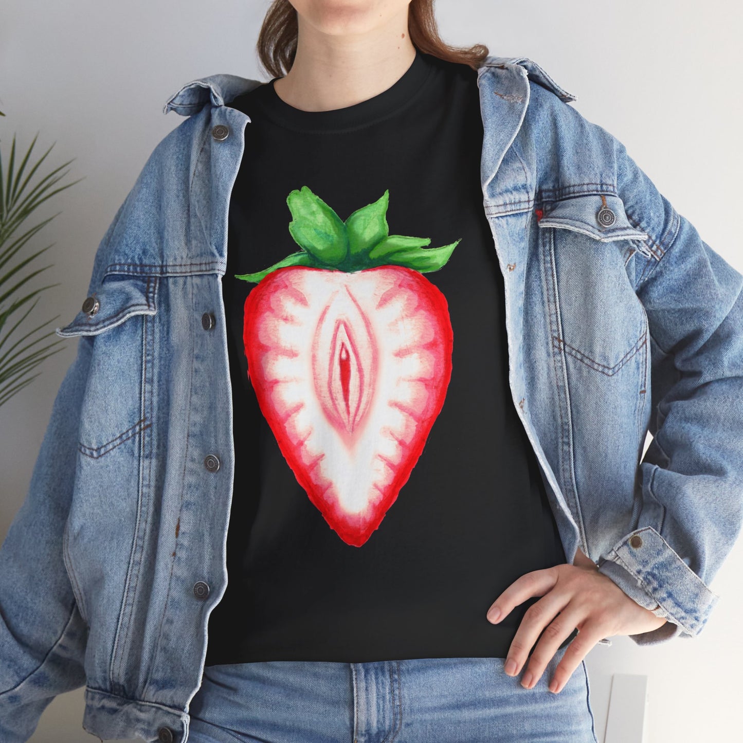 Juicy Strawberry Unisex Heavy Cotton Tee