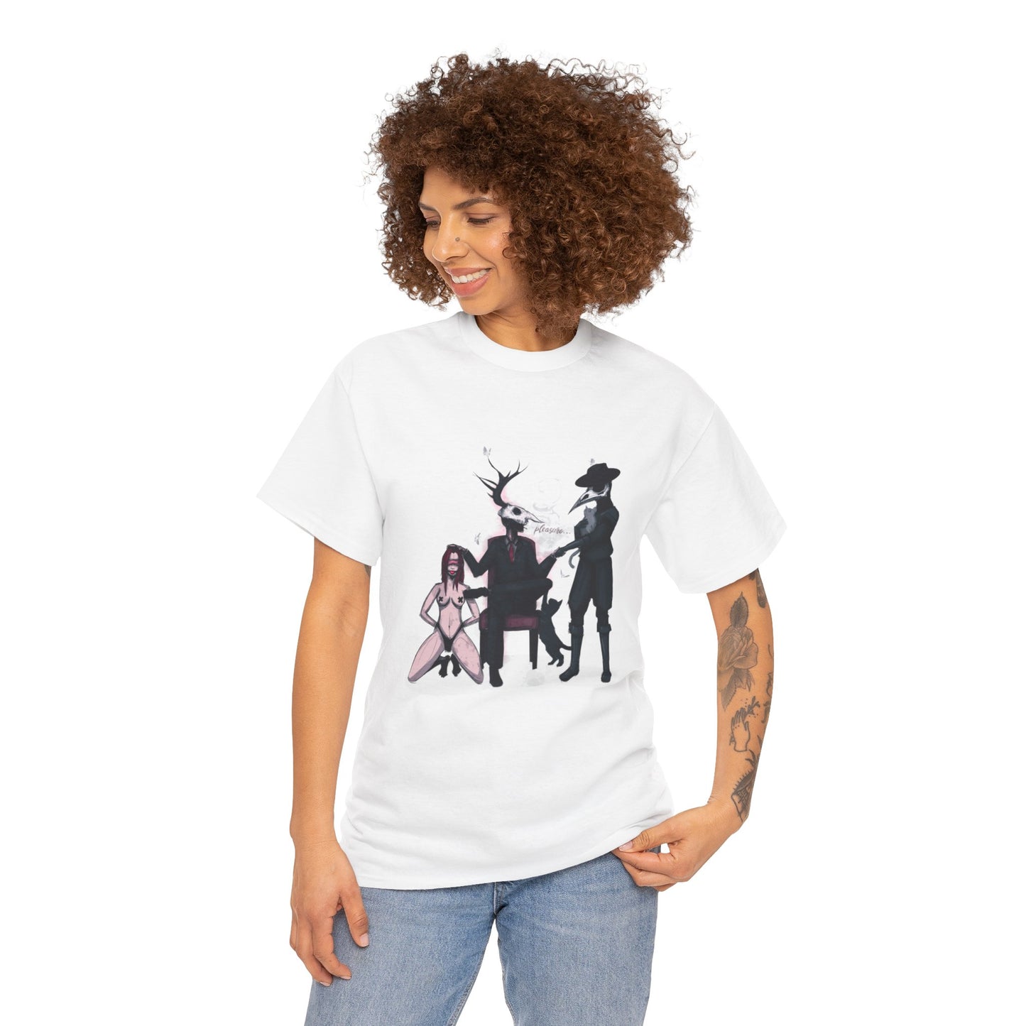 Deer Daddy / Nocturnal Unisex Heavy Cotton Tee
