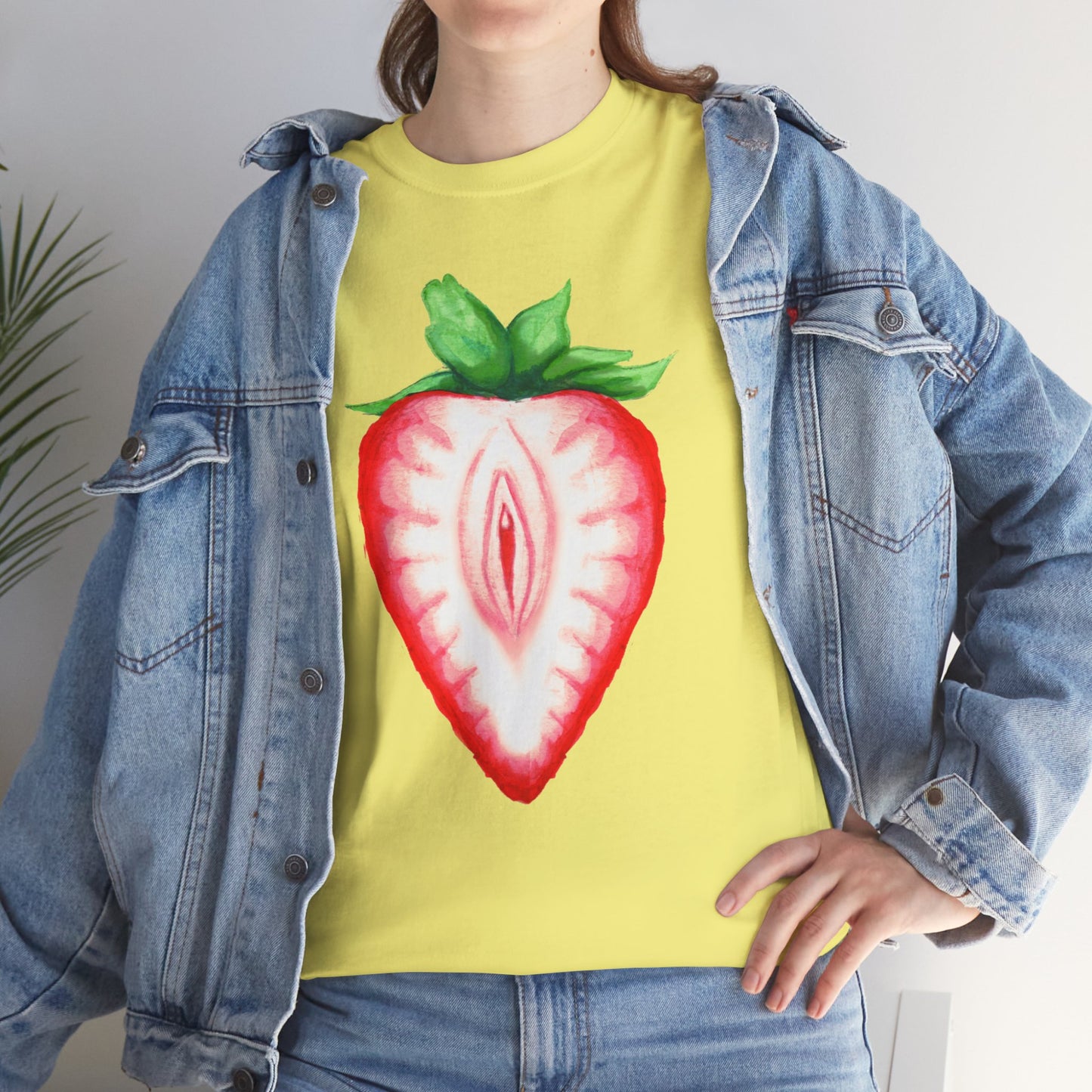 Juicy Strawberry Unisex Heavy Cotton Tee