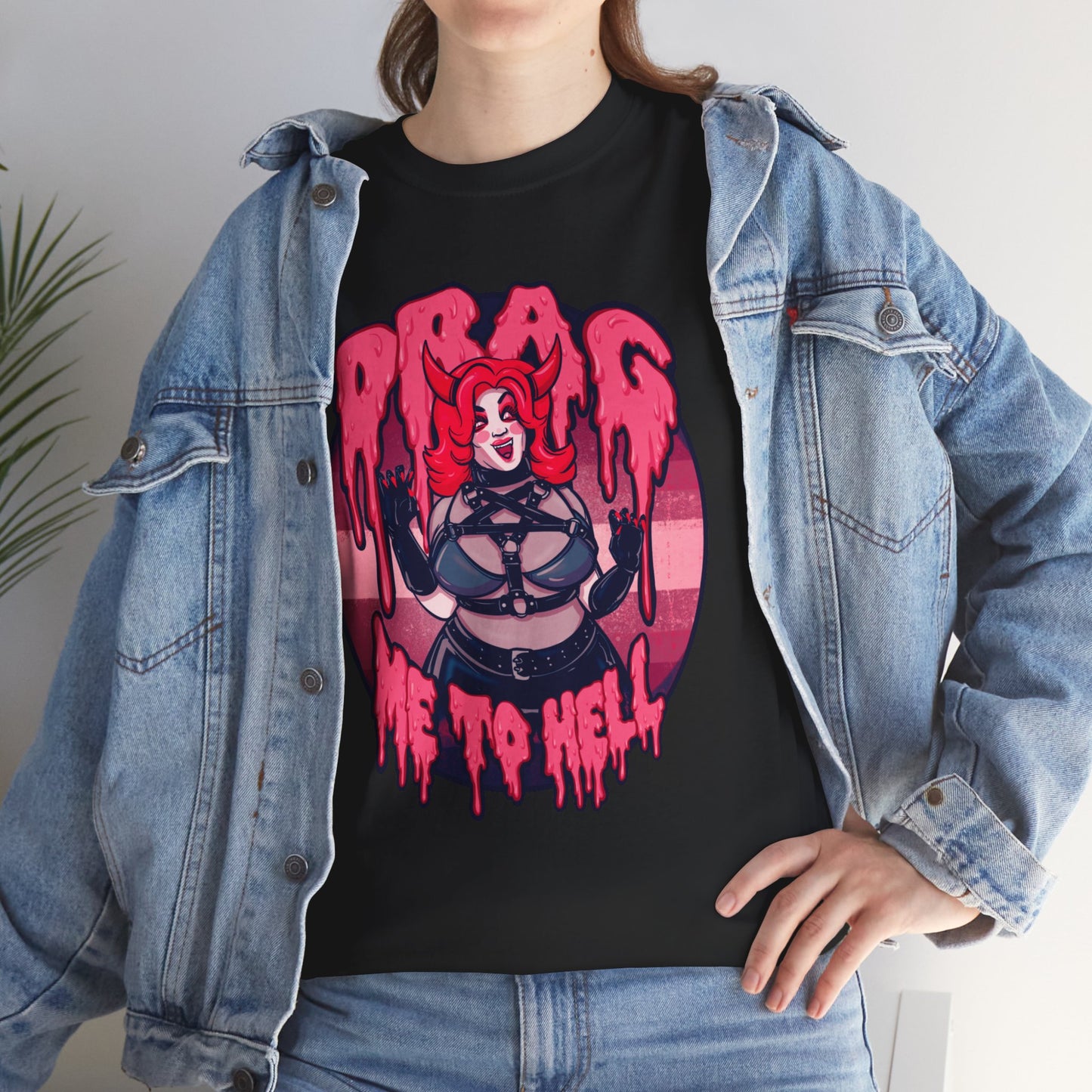 Drag Me To Hell Unisex Heavy Cotton Tee