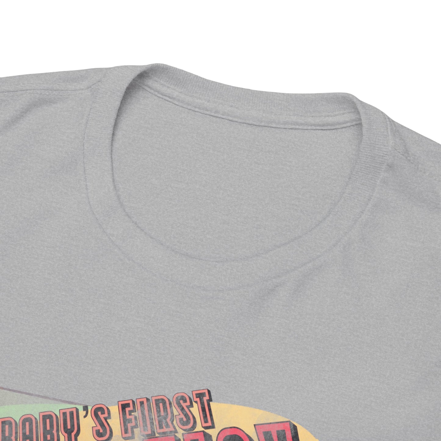 Baby's First Pogo Stick Unisex Heavy Cotton Tee