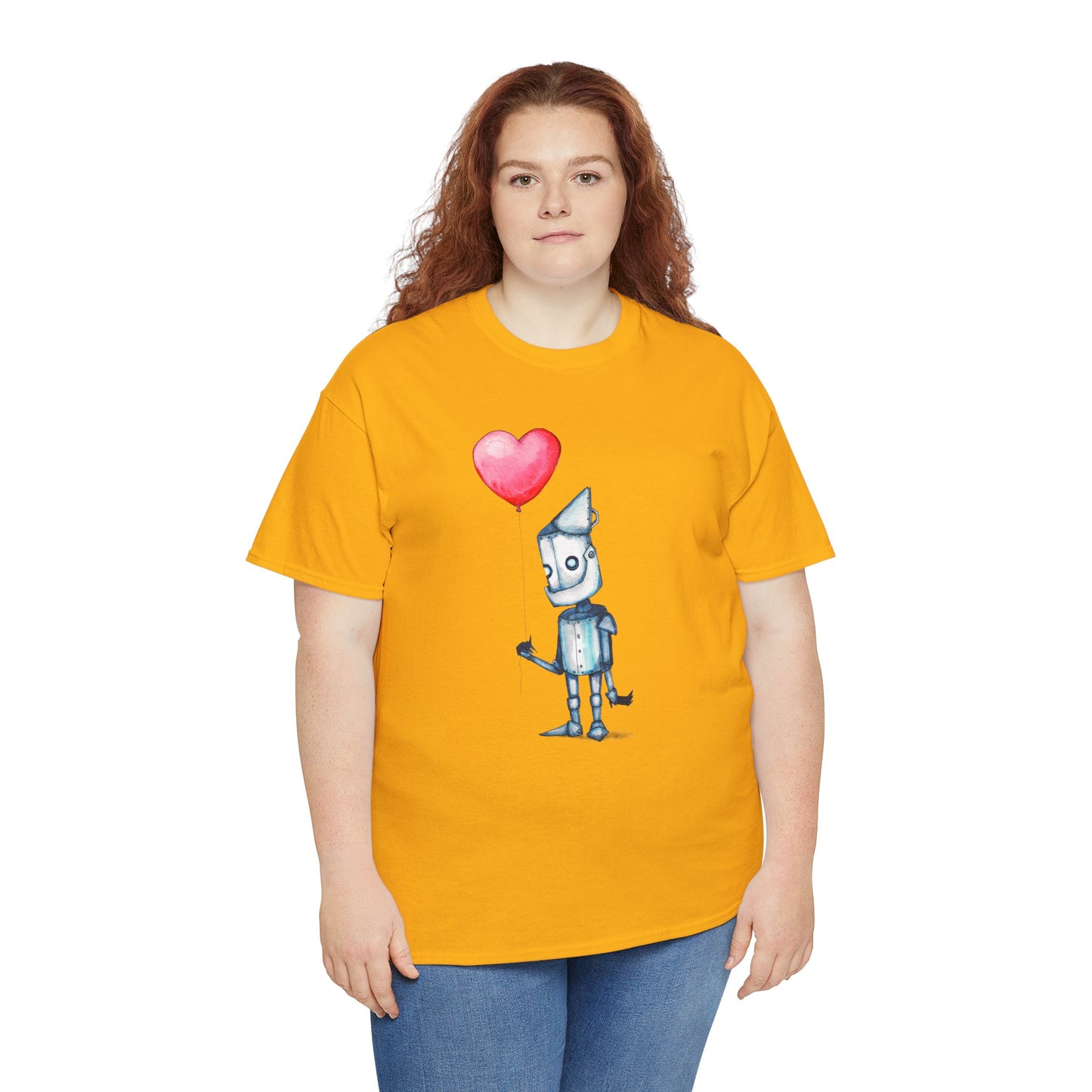 Tinman Gets A Heart Unisex Heavy Cotton Tee