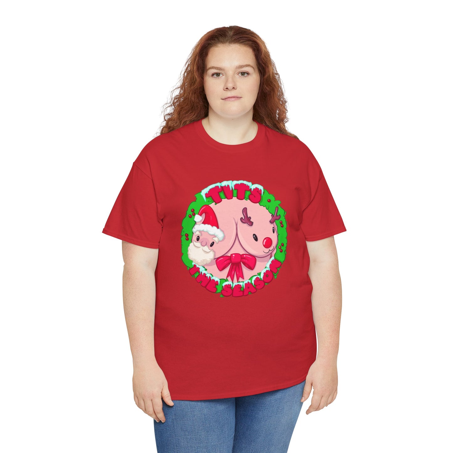 Tits The Season Unisex Heavy Cotton Tee