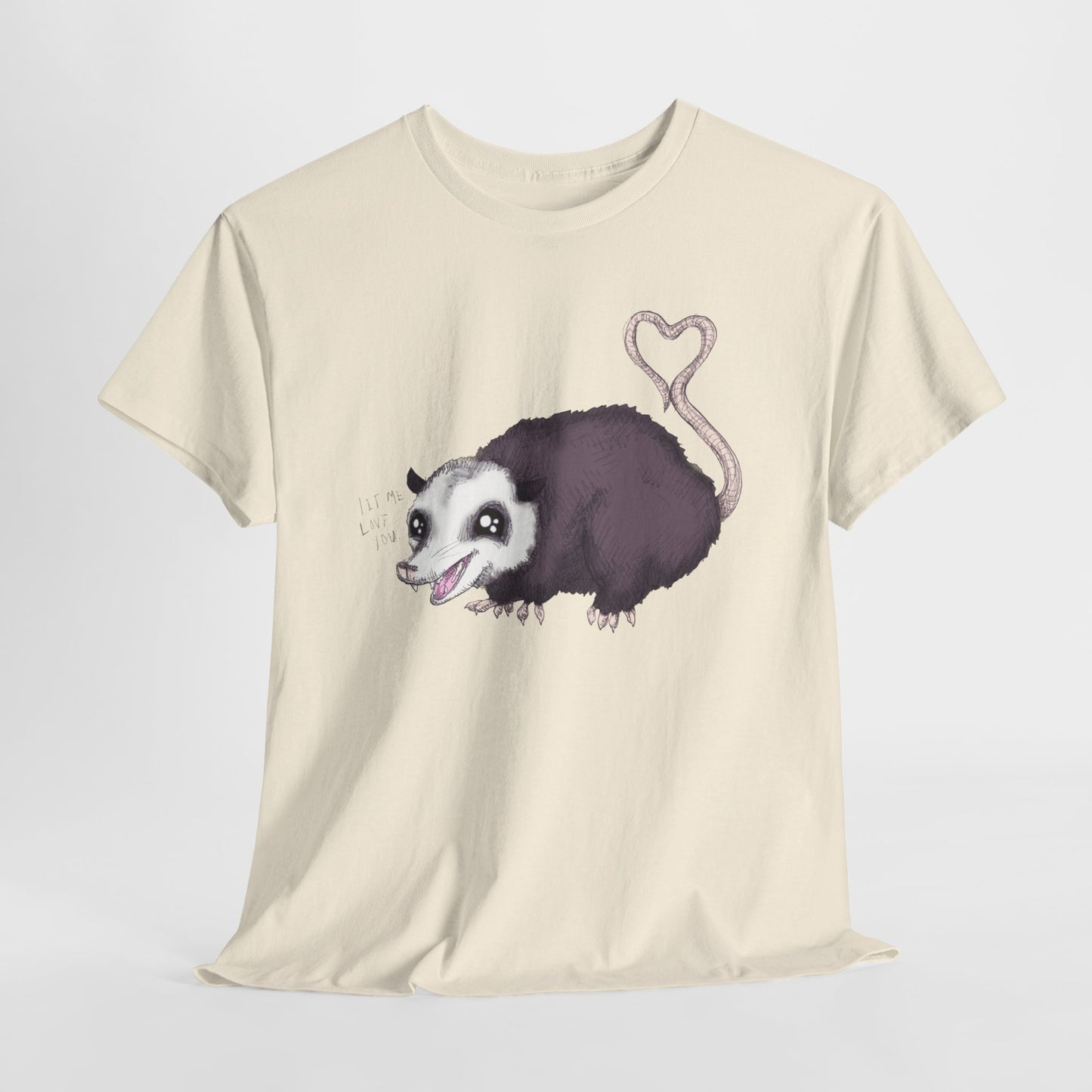 Love Opossum Unisex Heavy Cotton Tee