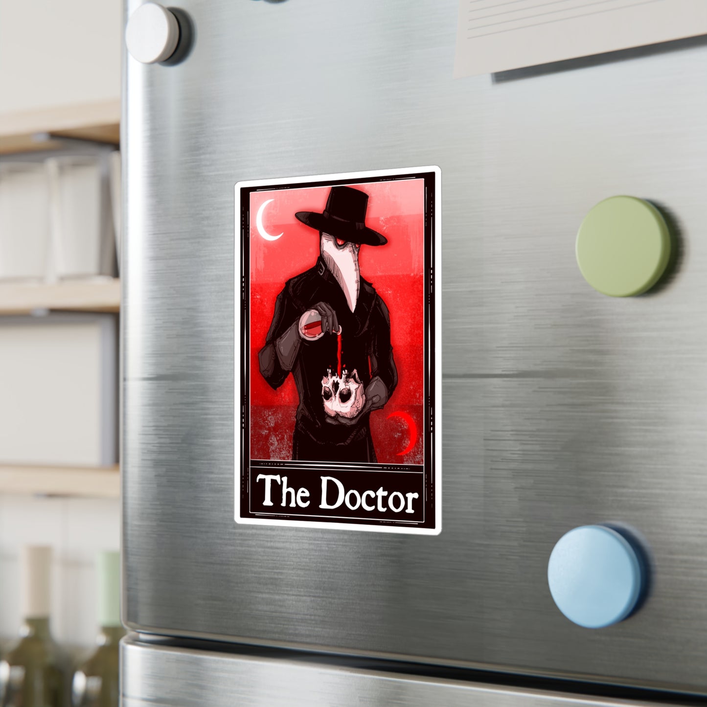 The Doctor Tarot Kiss-Cut Vinyl Decal