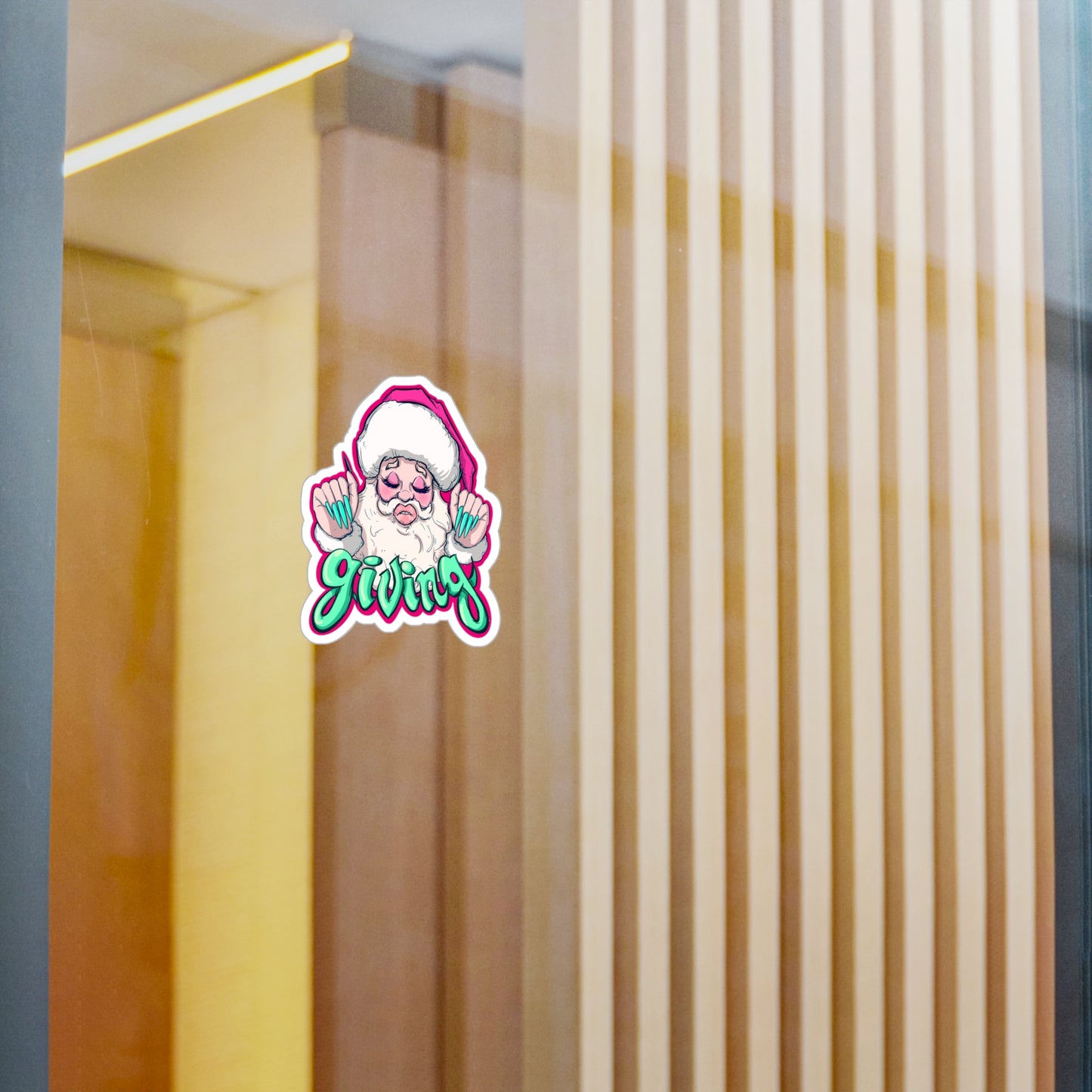 It's Giving Kiss-Cut Vinyl Decal