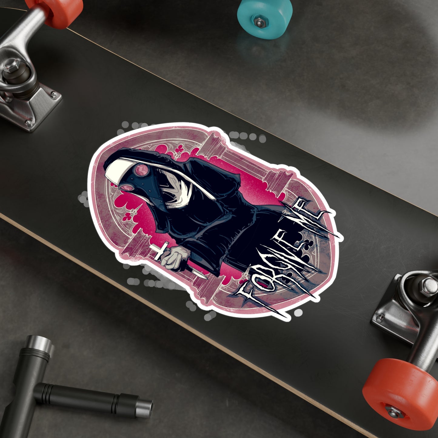 Forgive Me Kiss-Cut Vinyl Decal