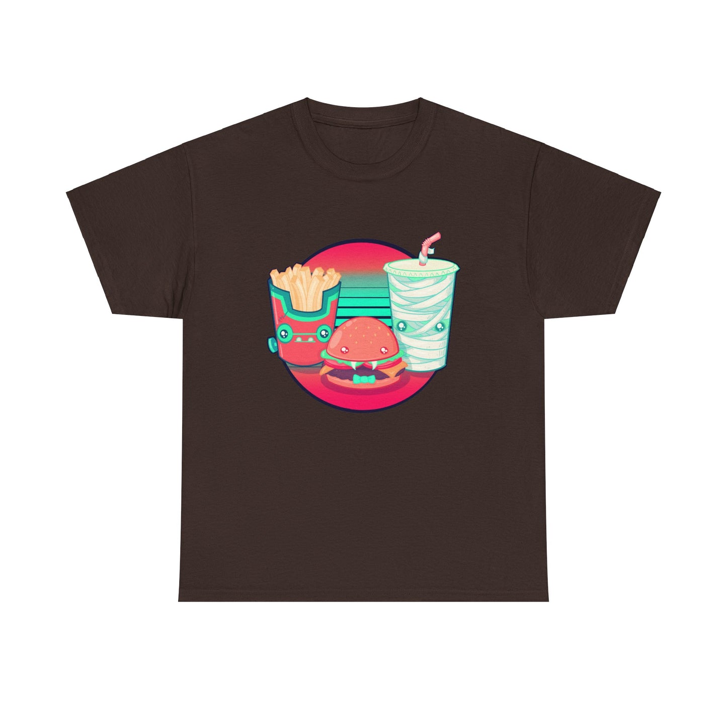 Spooky Fast Food Unisex Heavy Cotton Tee