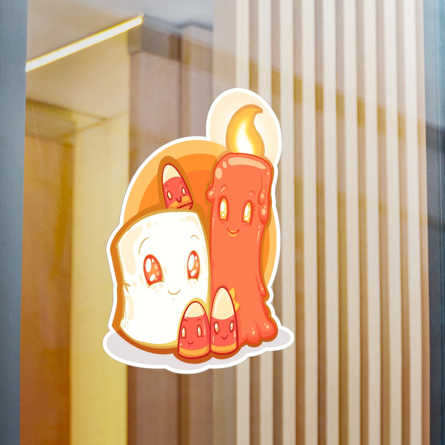 How Candy Corn Is Made Kiss-Cut Vinyl Decal