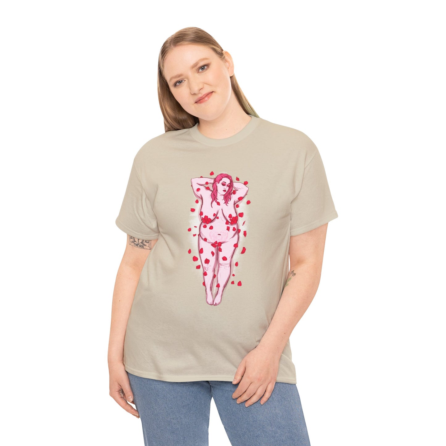 Stretch Heart Unisex Heavy Cotton Tee