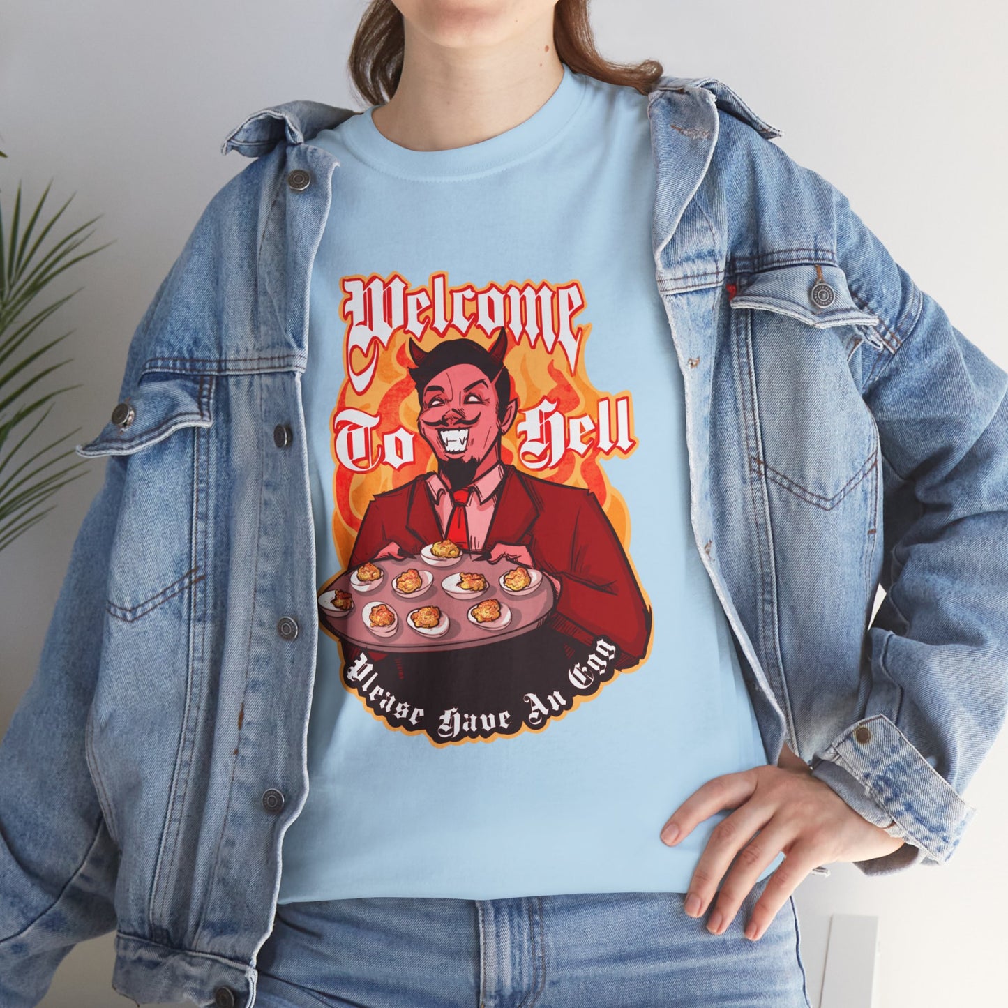 Deviled Eggs Unisex Heavy Cotton Tee