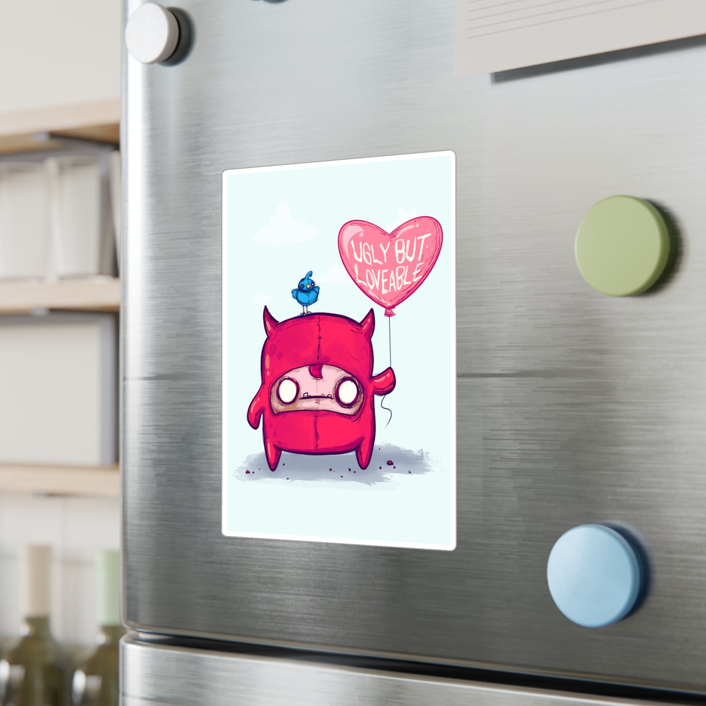 Ugly Boy Kiss-Cut Vinyl Decal