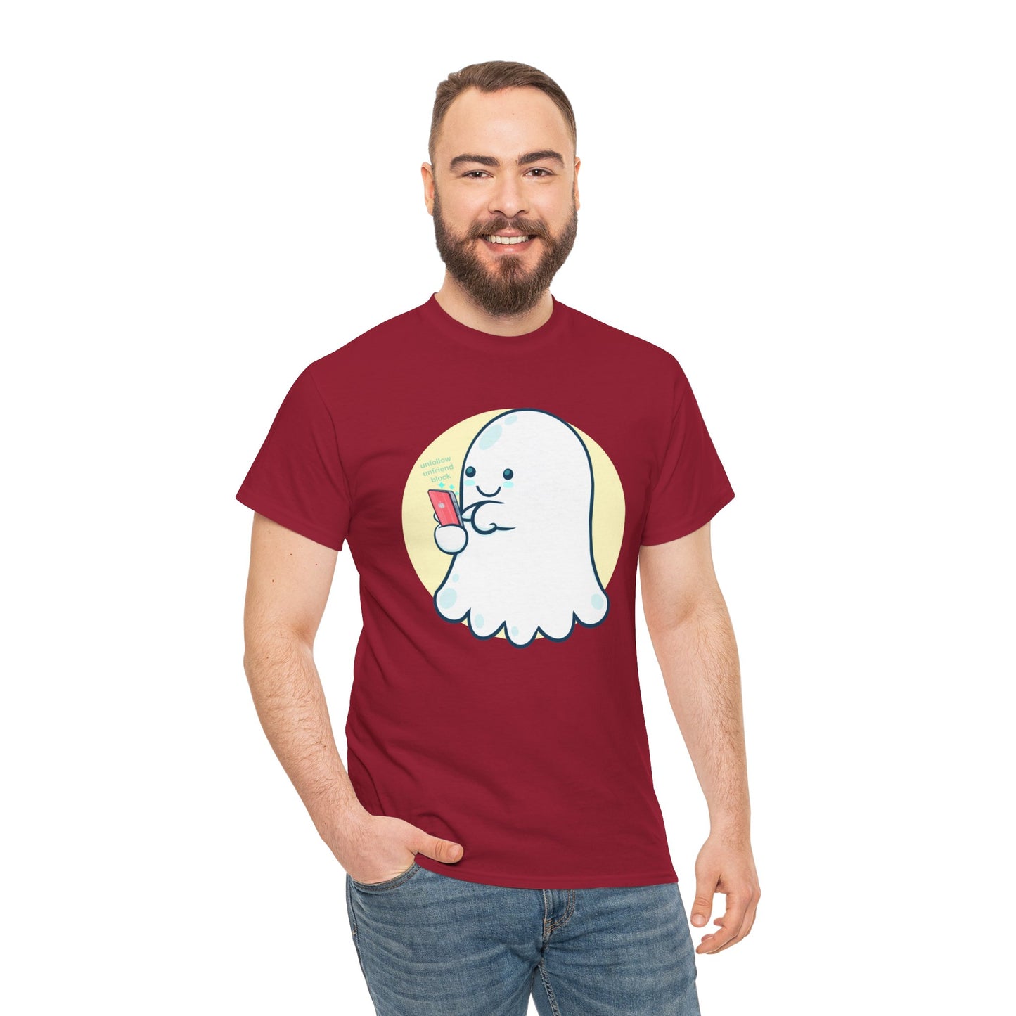 Ghosted Unisex Heavy Cotton Tee