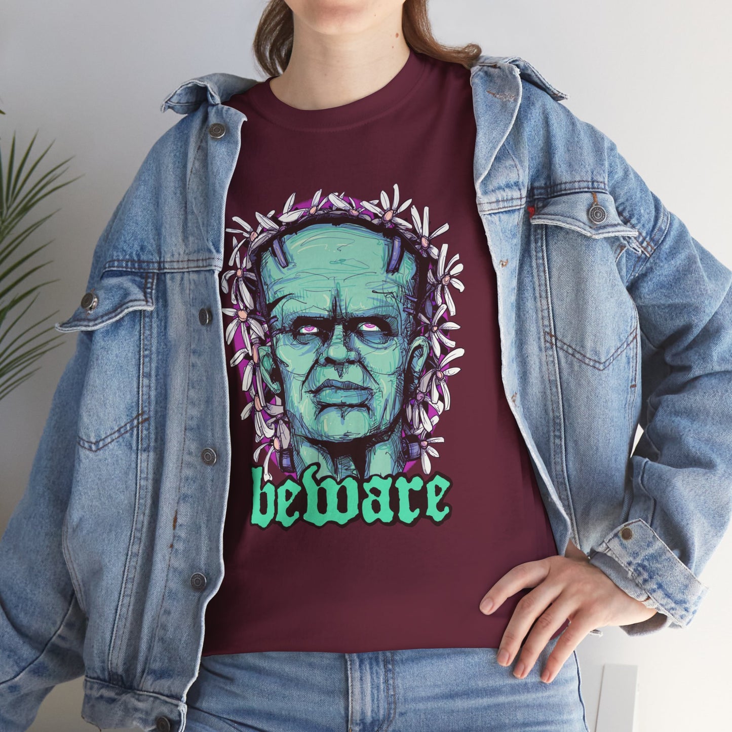 Beware Unisex Heavy Cotton Tee