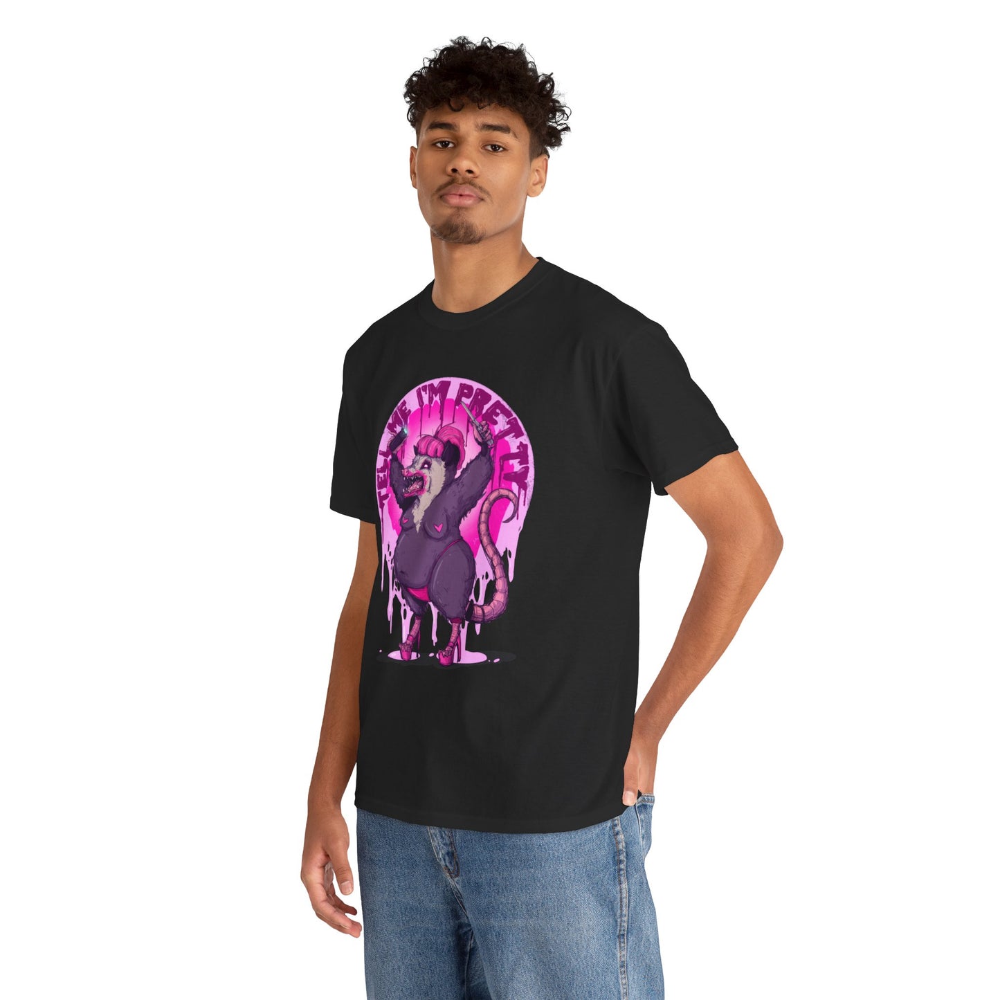 Pretty Opossum Unisex Heavy Cotton Tee