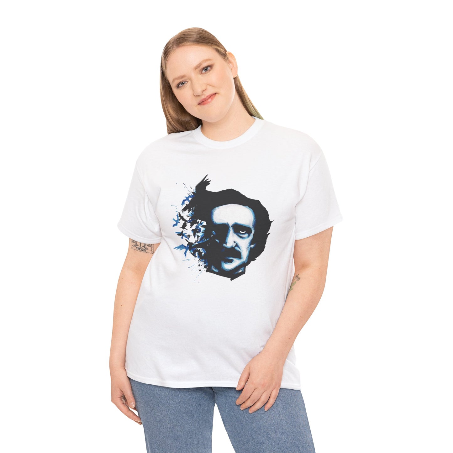 Edgar Allen Crows Unisex Heavy Cotton Tee
