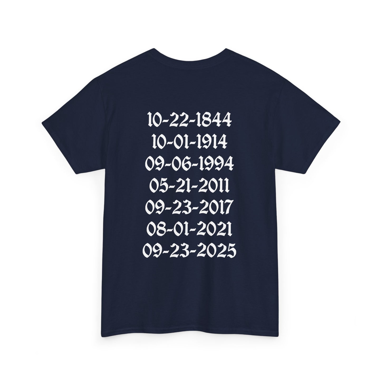 Rapture Survivor (Front & Back Print) Unisex Heavy Cotton Tee