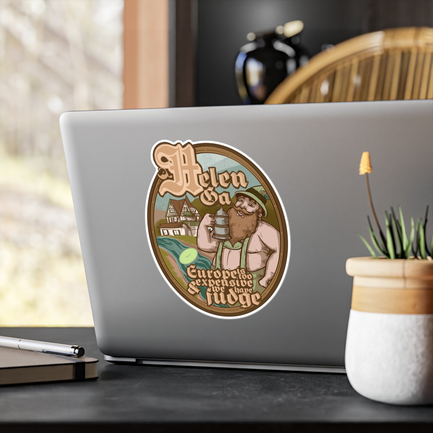 Helen GA Kiss-Cut Vinyl Decal
