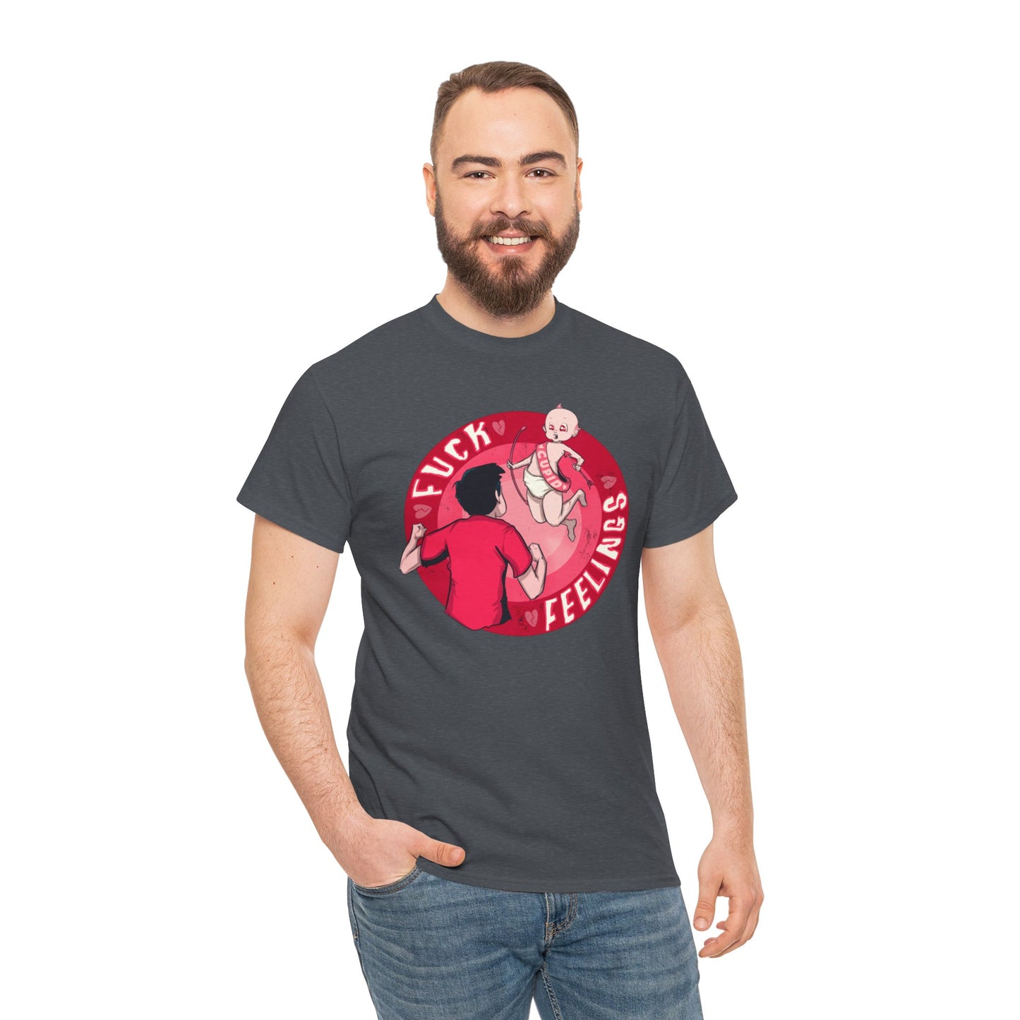 F Feelings Unisex Heavy Cotton Tee