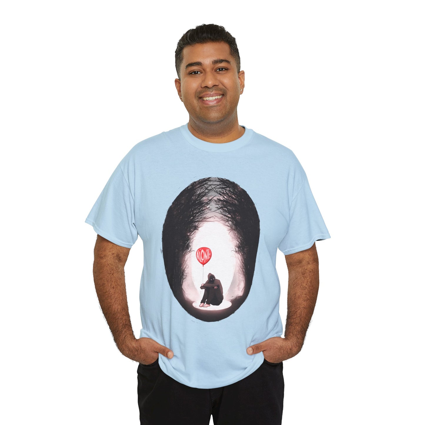 Forever Alone Unisex Heavy Cotton Tee