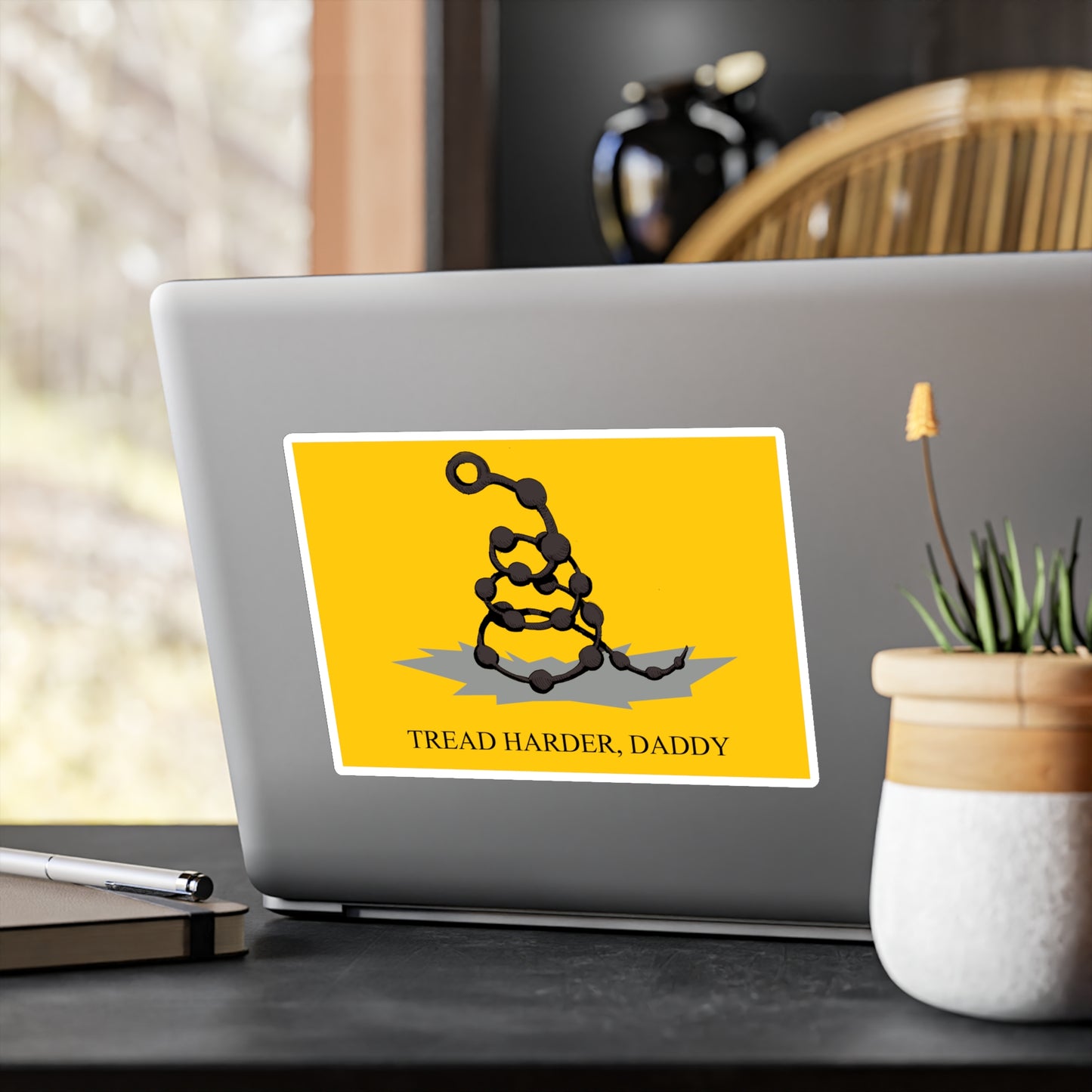 Tread Harder Kiss-Cut Vinyl Decal