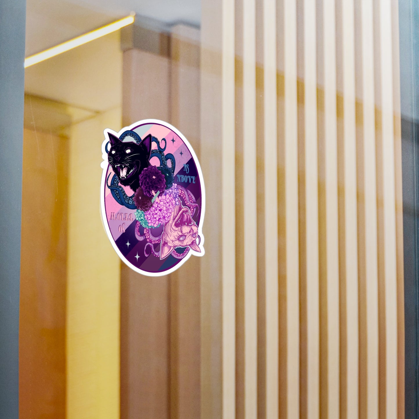 As Above So Below Pastel Goth Kiss-Cut Vinyl Decal