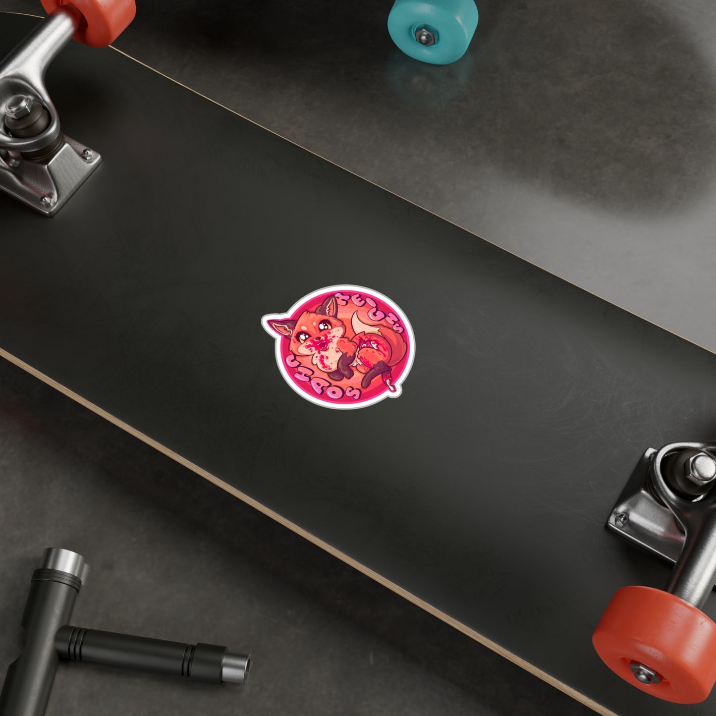 Chaos Reigns Kiss-Cut Vinyl Decal