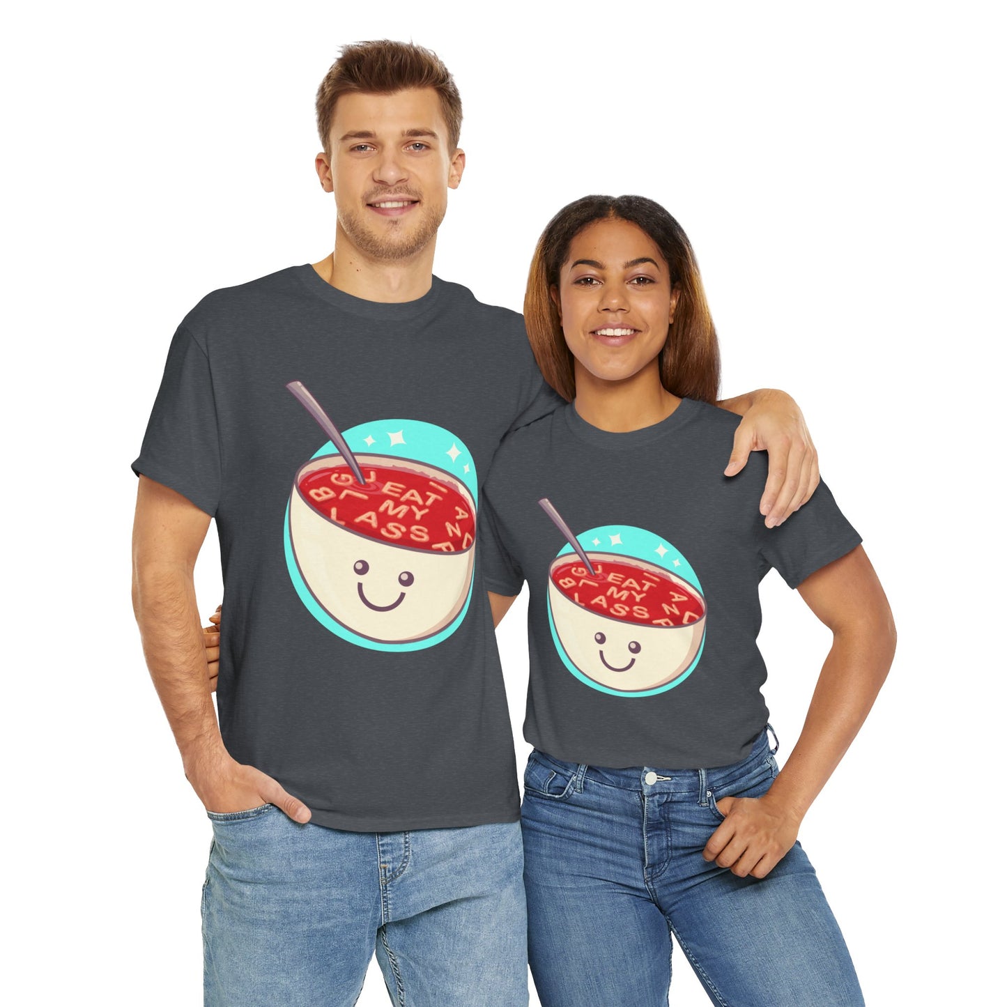 Alphabet Soup Unisex Heavy Cotton Tee