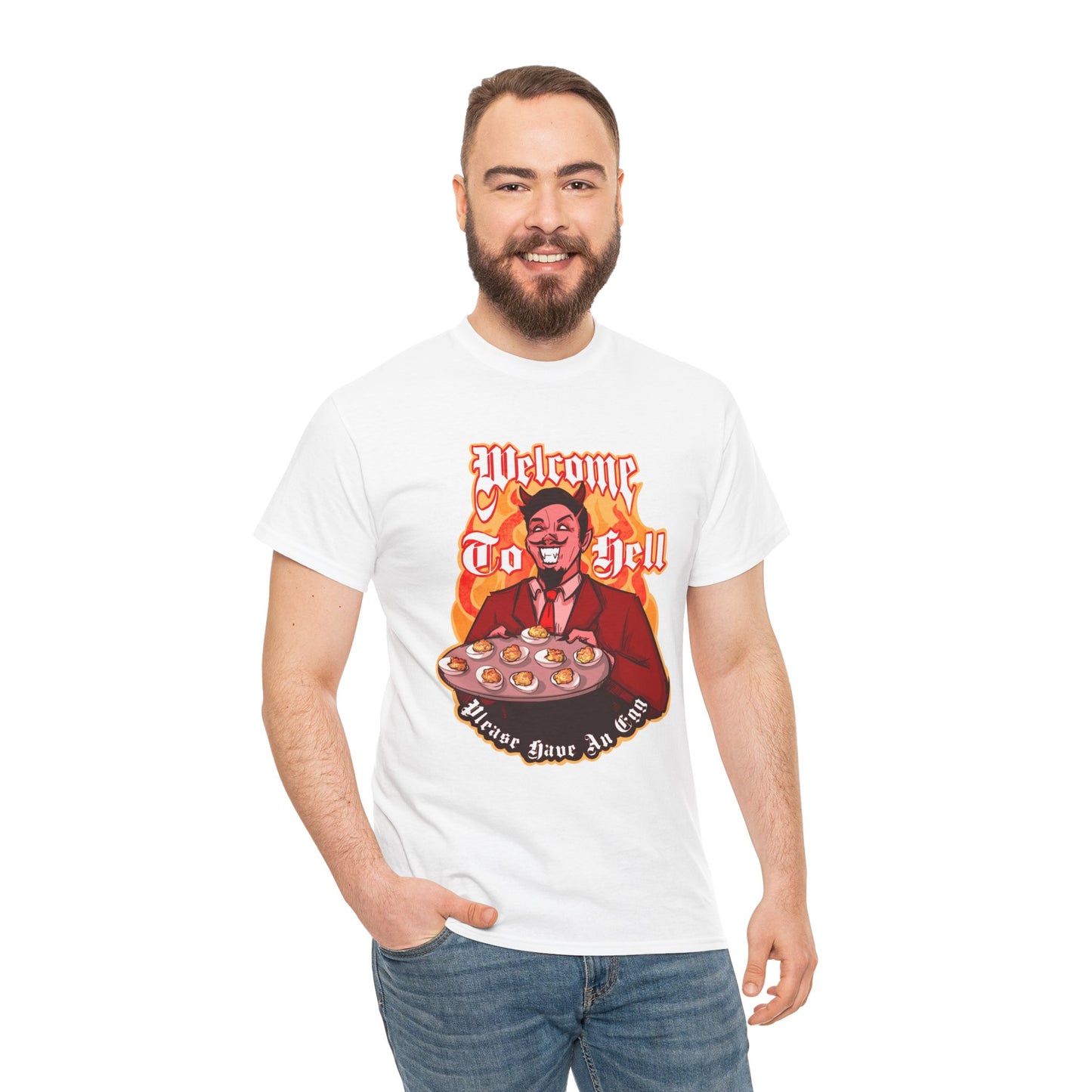 Deviled Eggs Unisex Heavy Cotton Tee