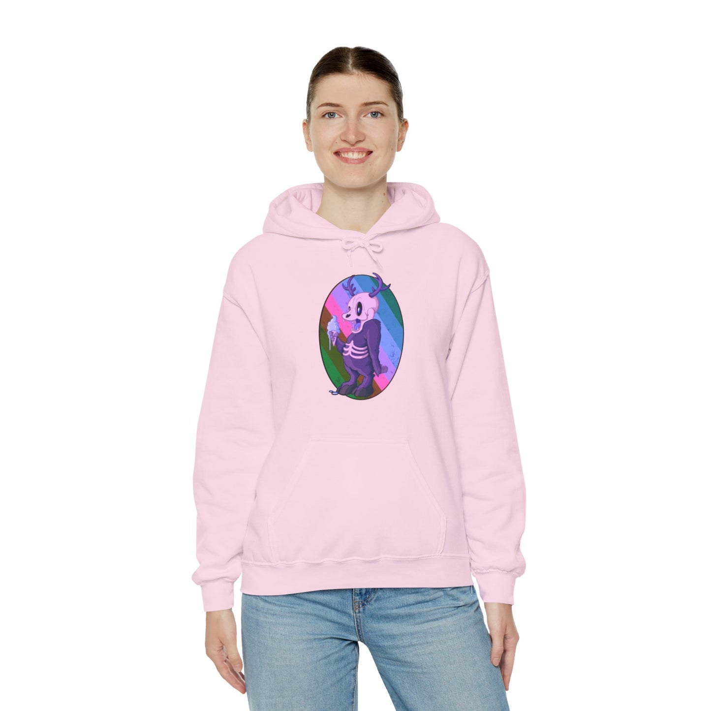 Monster Ice Cream Unisex Heavy Blend Hooded Sweatshirt