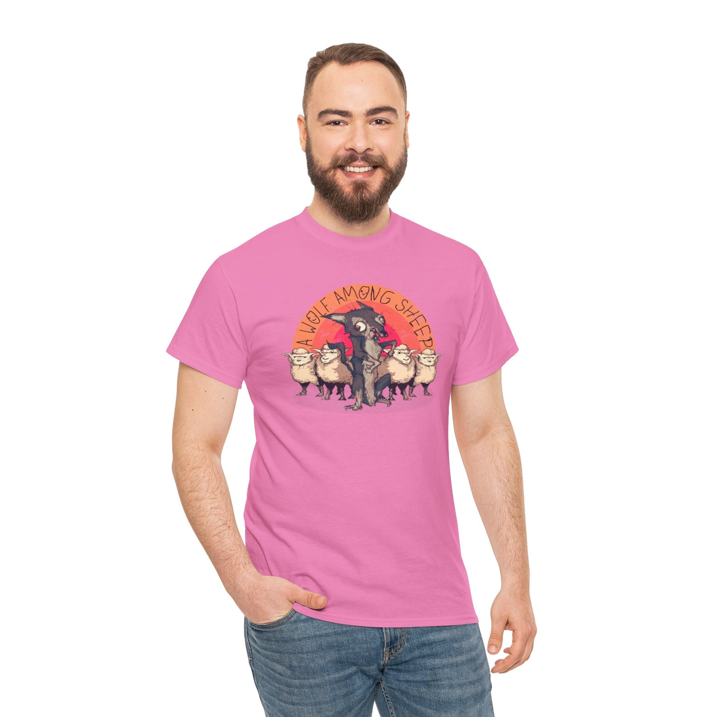 A Wolf Among Sheep Unisex Heavy Cotton Tee